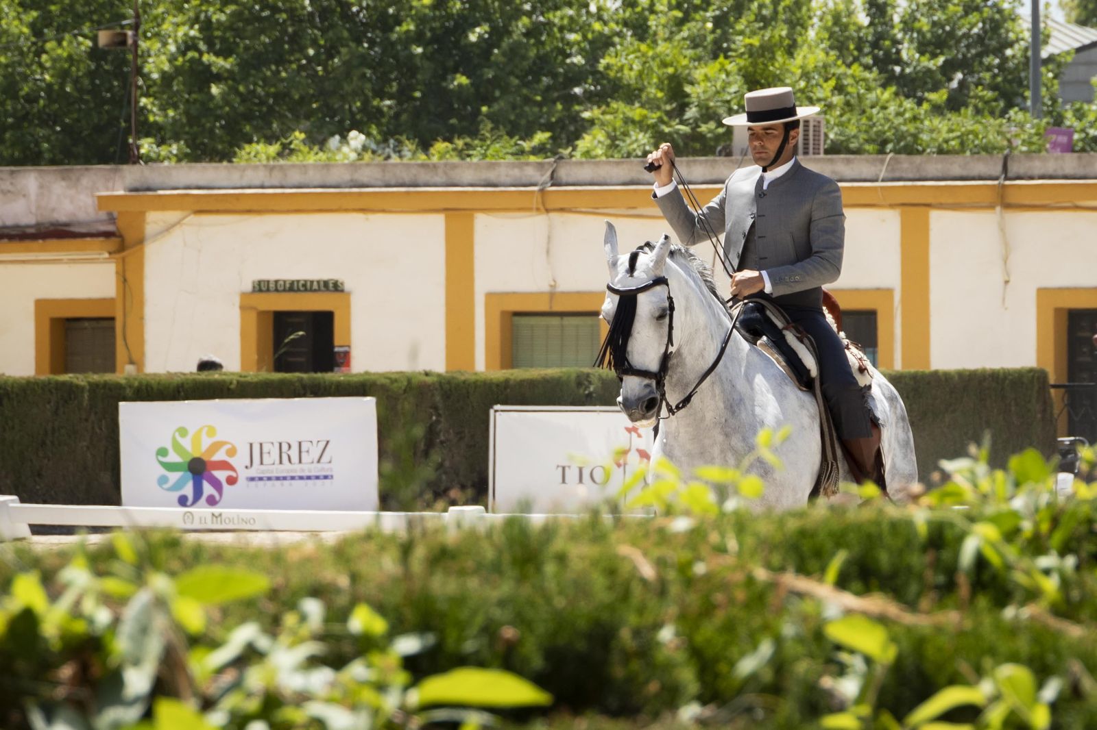 Final del concurso de Doma Vaquera 2023 en el Depósito de Sementales