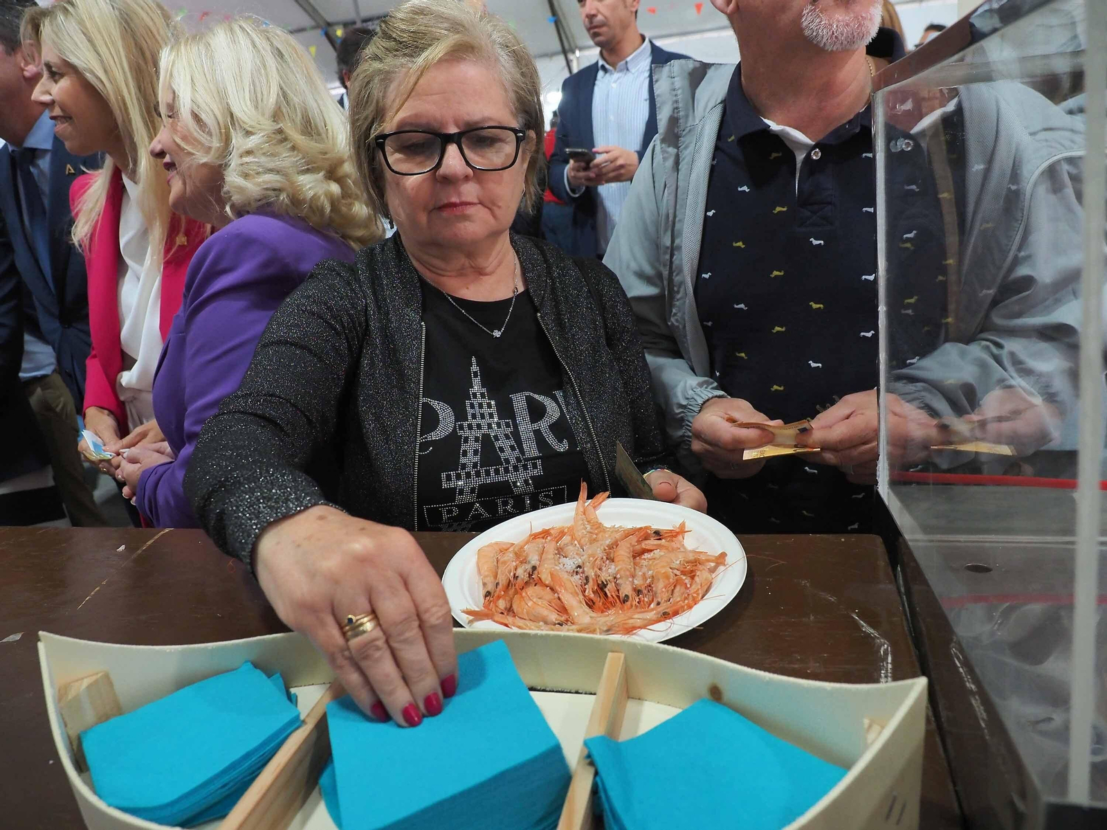 Las mejores fotografías del primer día de la Feria de la Gamba de Punta Umbría