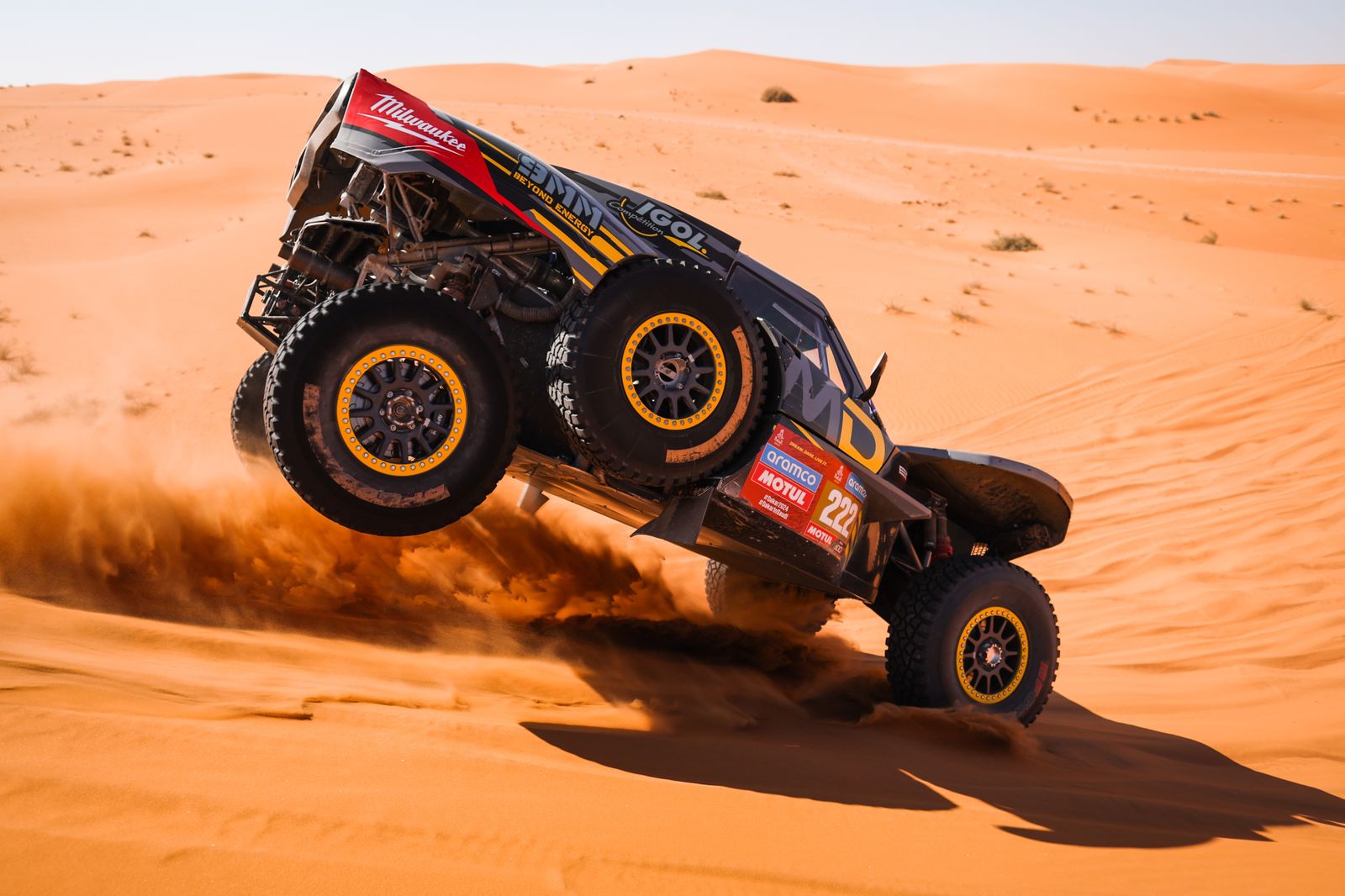 Las espectaculares imágenes del Dakar por las dunas