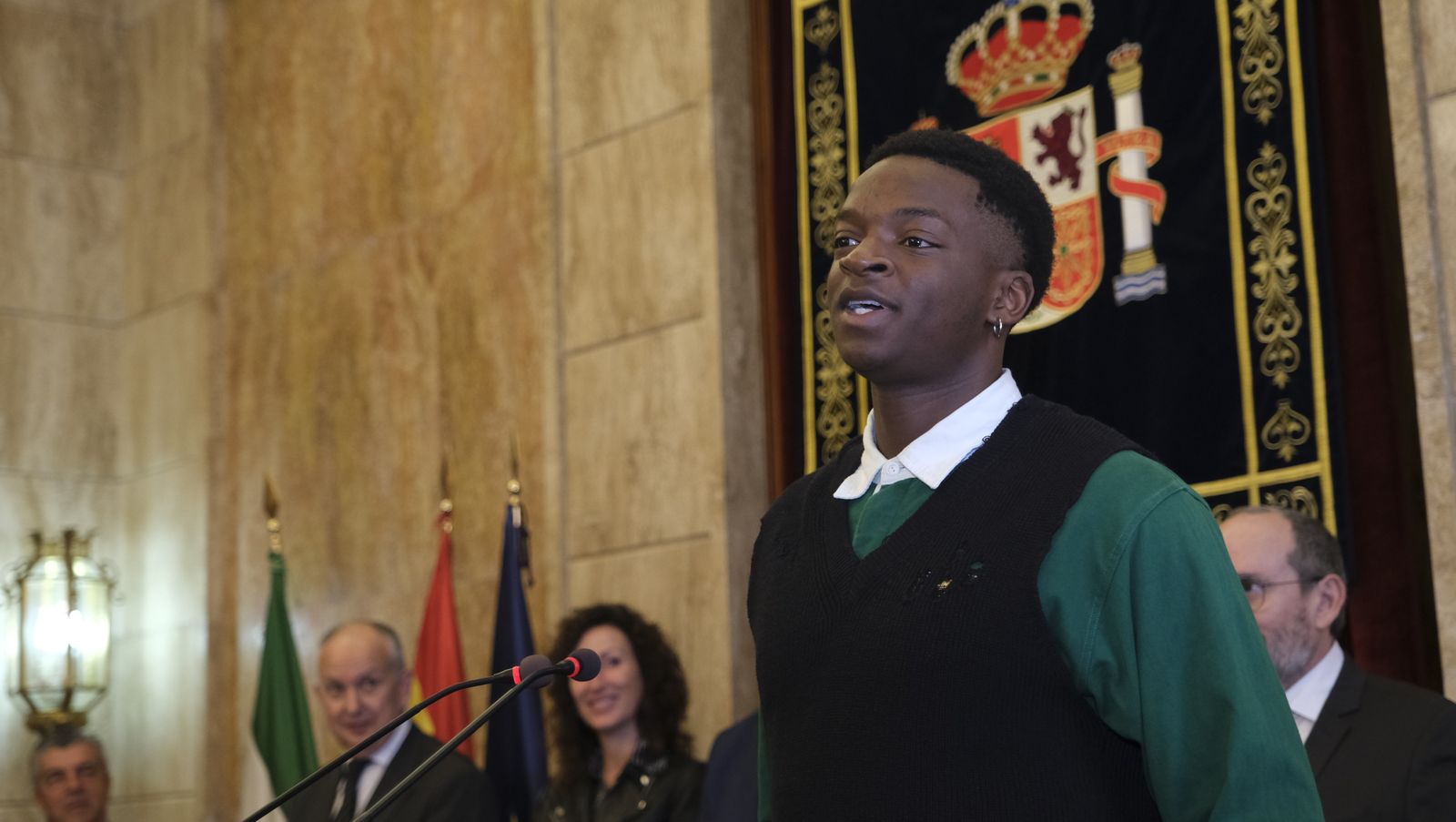 Imágenes del acto del Día de la Constitución en la Subdelegación del Gobierno de Almería