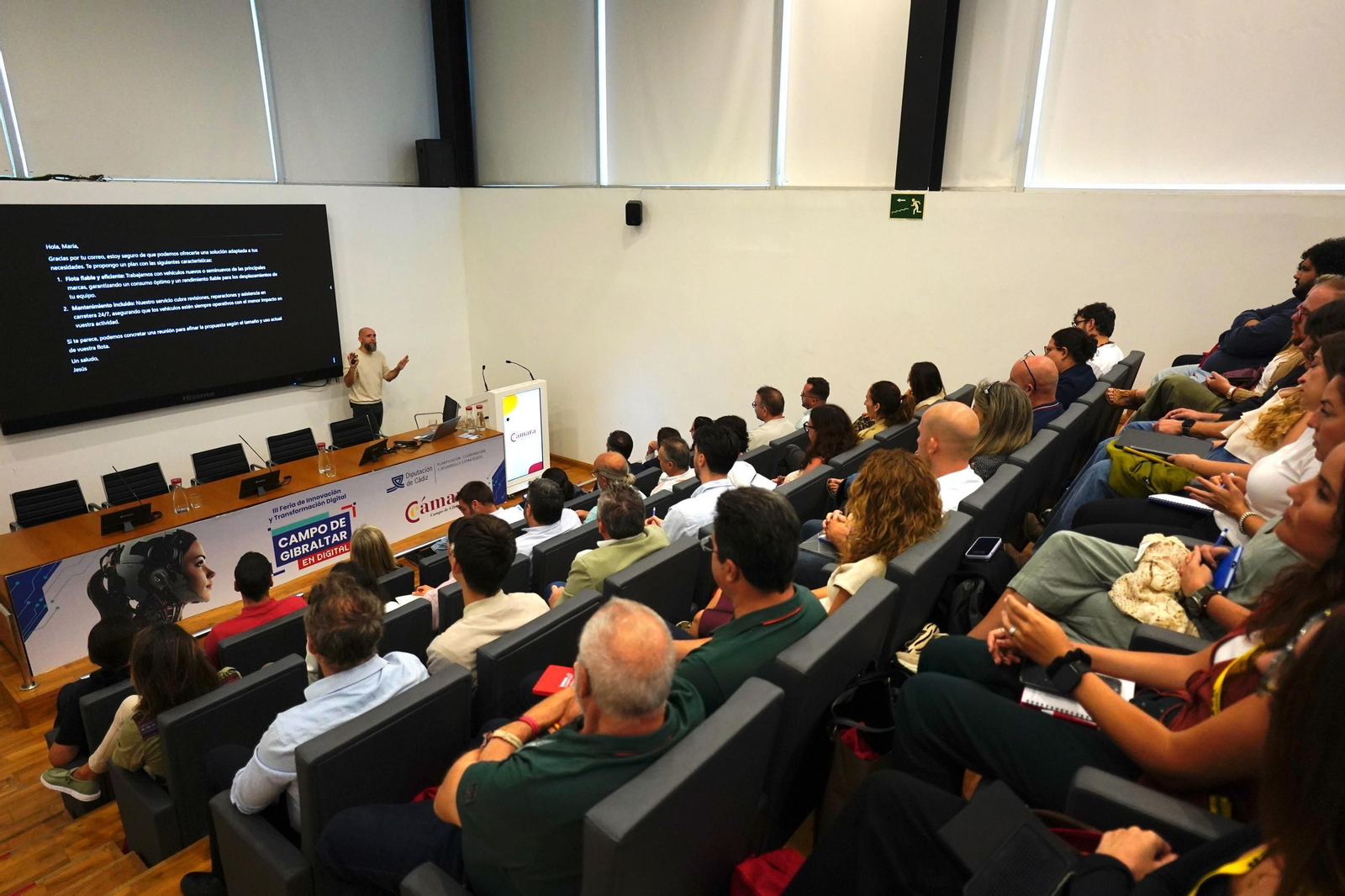 Fotos: Más de 200 profesionales se reúnen en la III Feria de Innovación Digital del Campo de Gibraltar