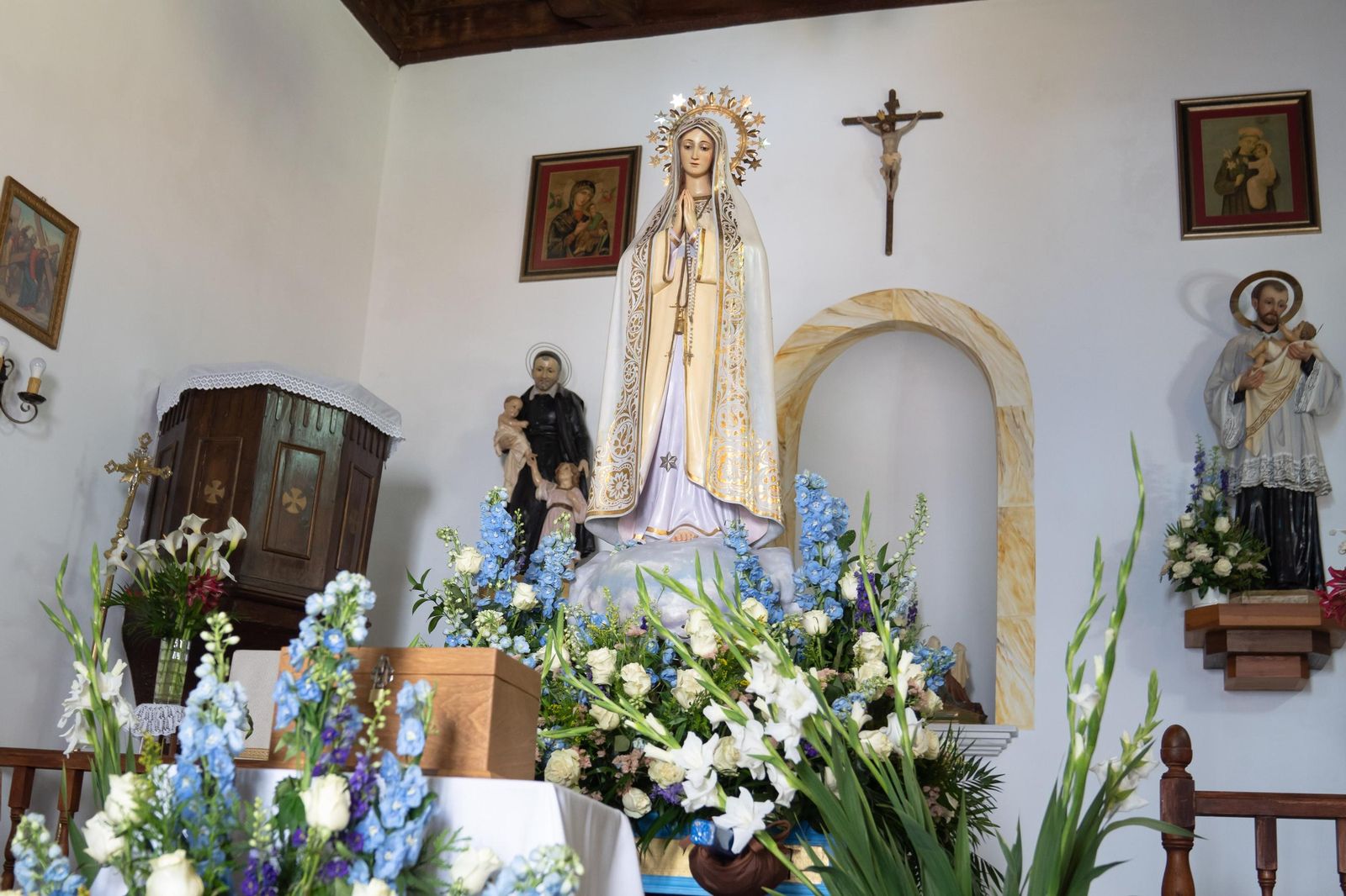 Festividad por la Virgen de Fátima en Tíjola, en imágenes