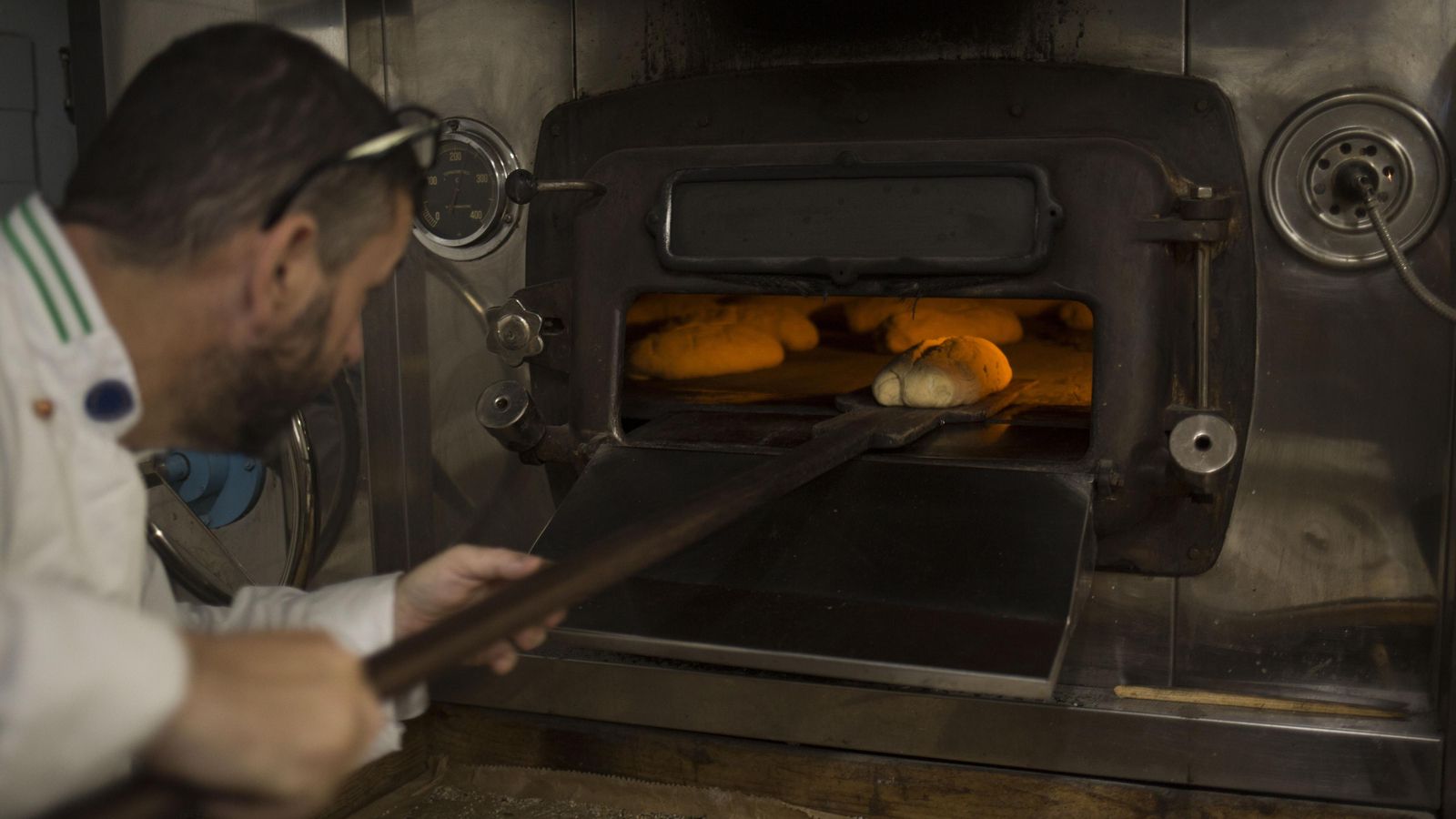 Cocción en horno de leña