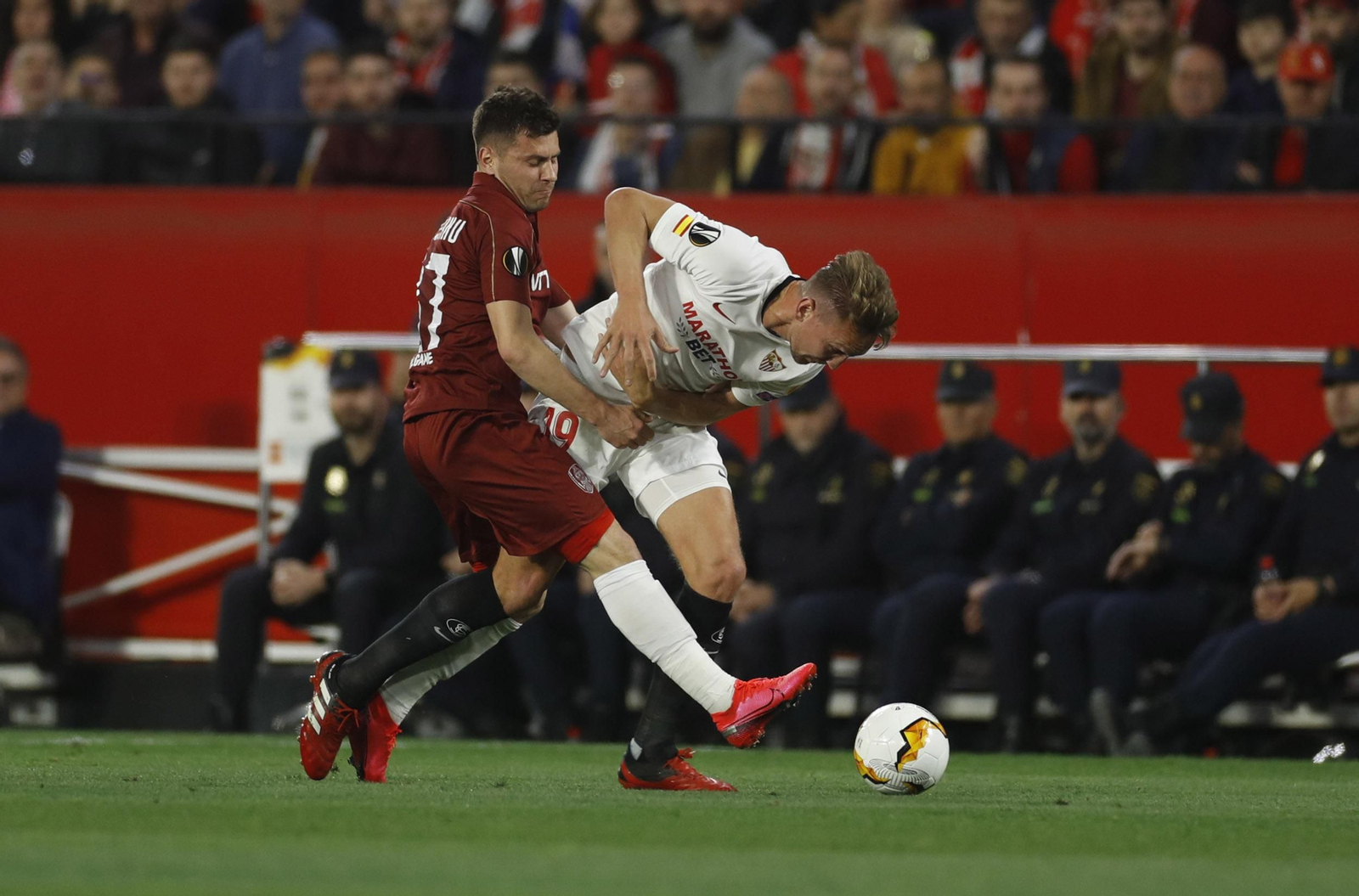 Las imágenes del Sevilla FC- CFR Cluj