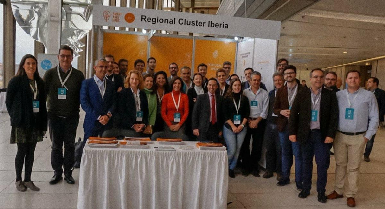 Participantes del Cluster Regional Iberia en el evento de Smart Agri Hubs en Praga (Chequia).