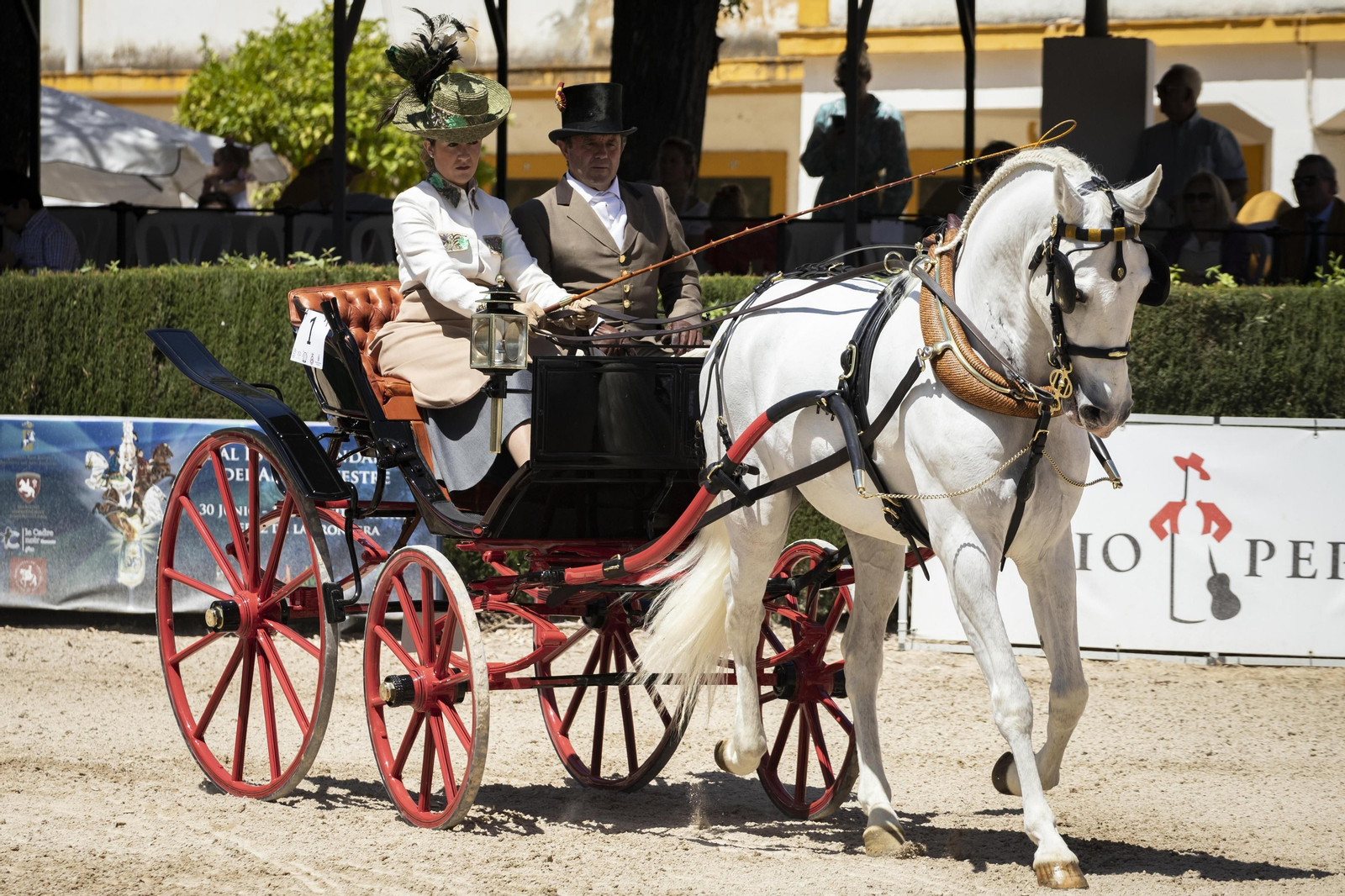 Puro espectáculo en el Concurso de Enganches de la Feria del Caballo de Jerez