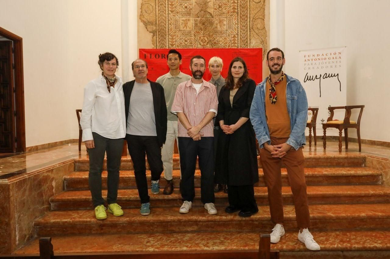 Artistas participantes en Flora 2024 en la Fundación Antonio Gala.