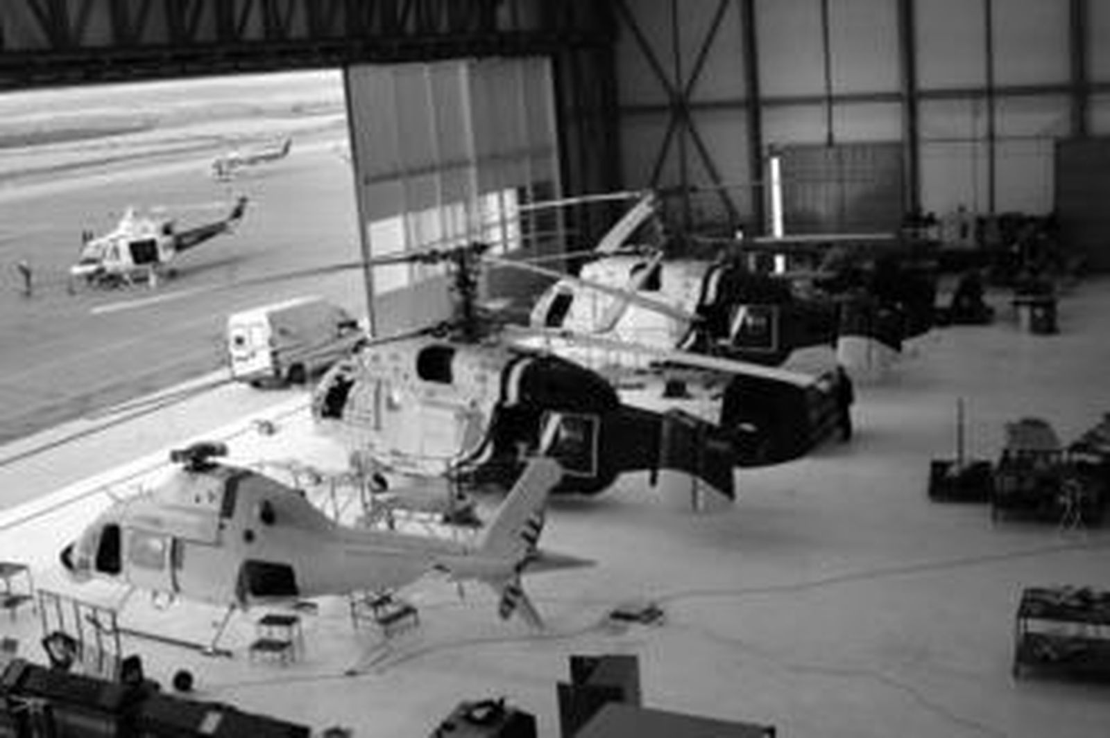 Interior del nuevo hangar inaugurado en las instalaciones de la compañía en Palma del Río (Córdoba) hace menos de un año.
