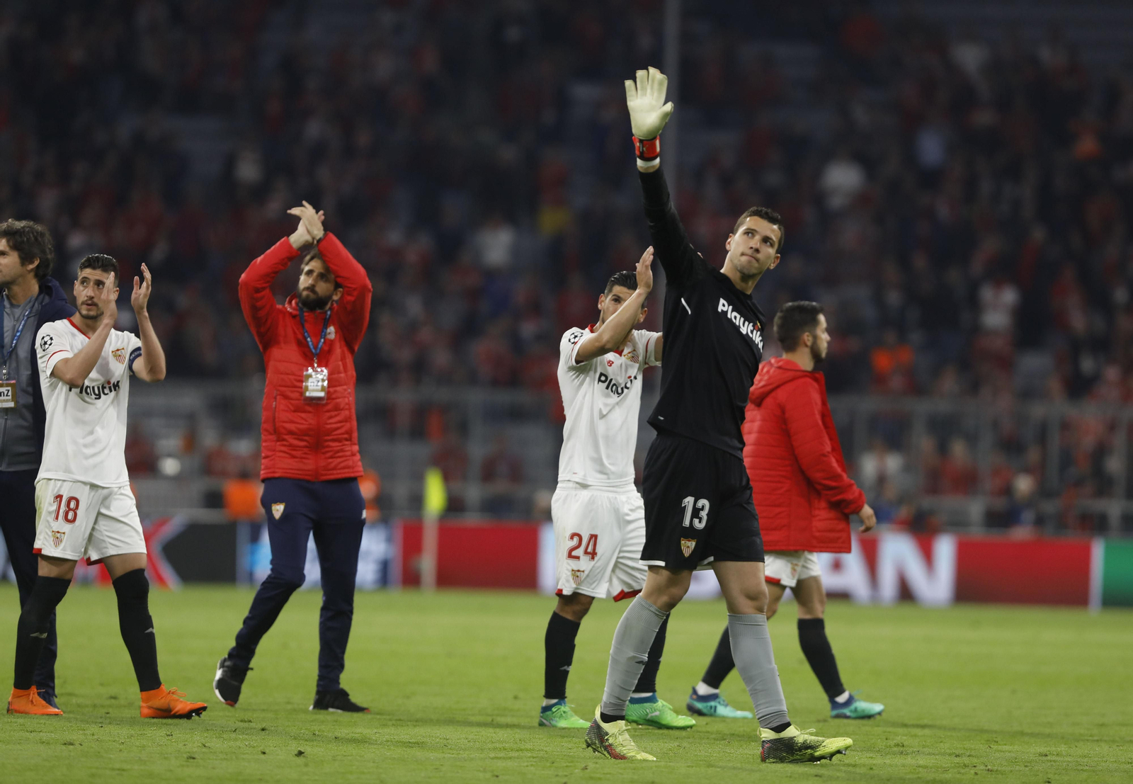 El Bayern Múnich-Sevilla FC, en imágenes
