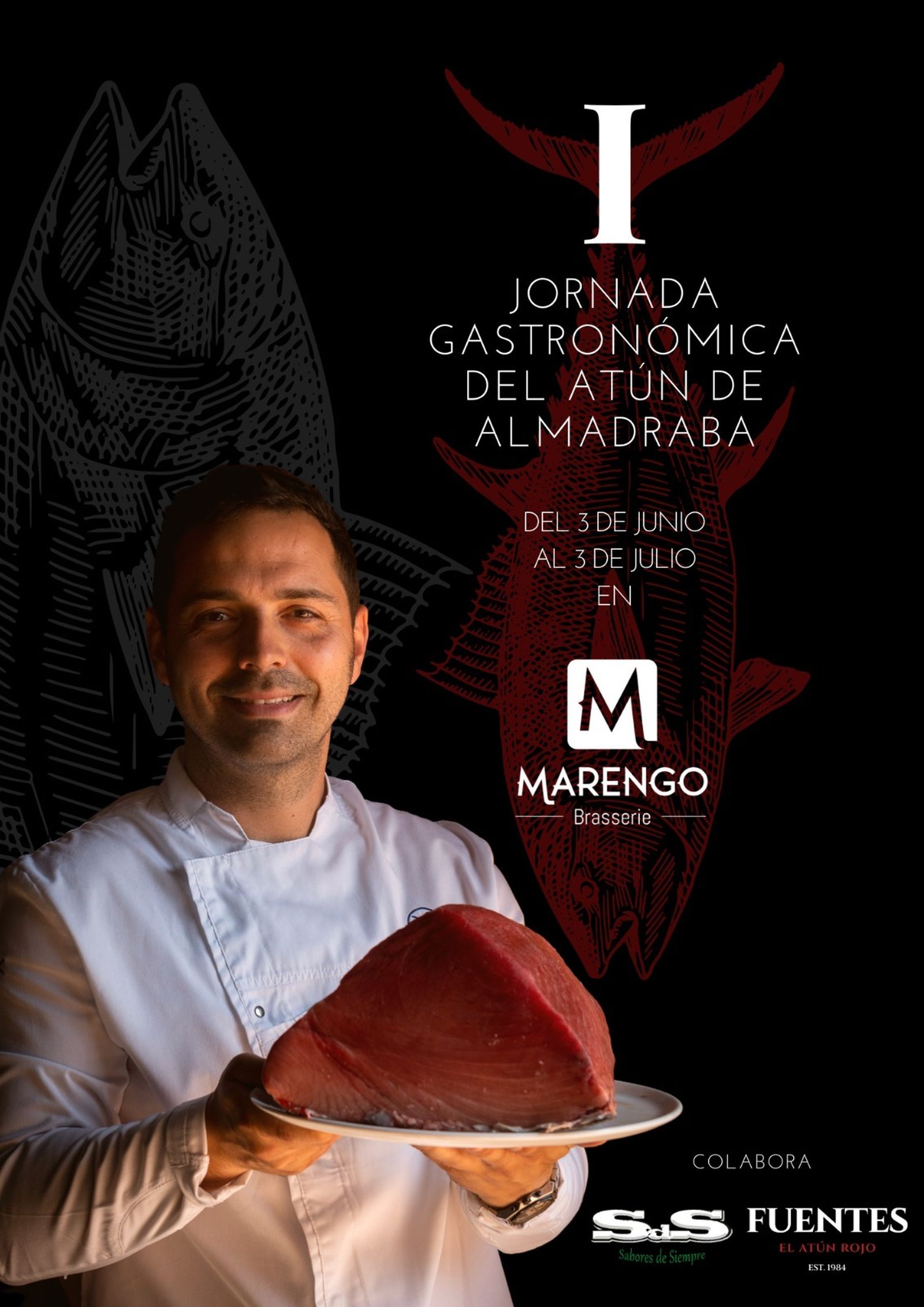 El atún de almadraba de Barbate será base de estas mes gastronómico en la Marengo Brasserie