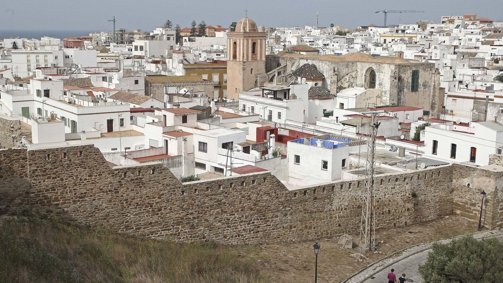 Una vista del casco histórico de Tarifa.