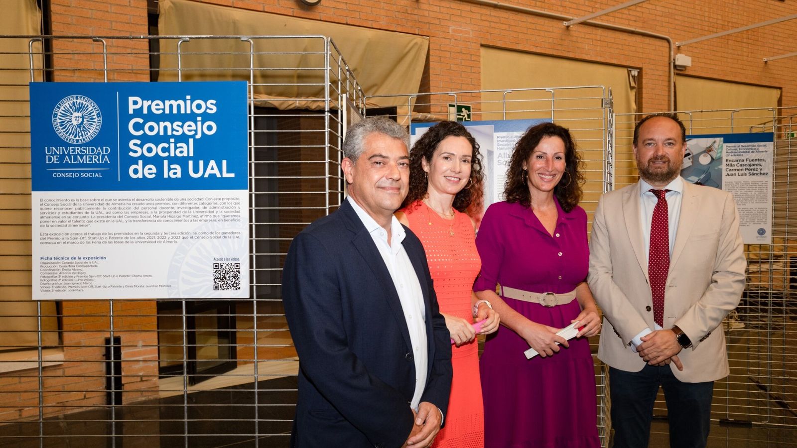 El Consejo Social de la UAL entrega los premios en un encuentro, con presencia del secretario general de Universidades, Ramón Herrera, la alcaldesa de Almería, María del Mar Vázquez, el rector, Carmelo Rodríguez, y la presidenta del Consejo Social, Mariola Hidalgo