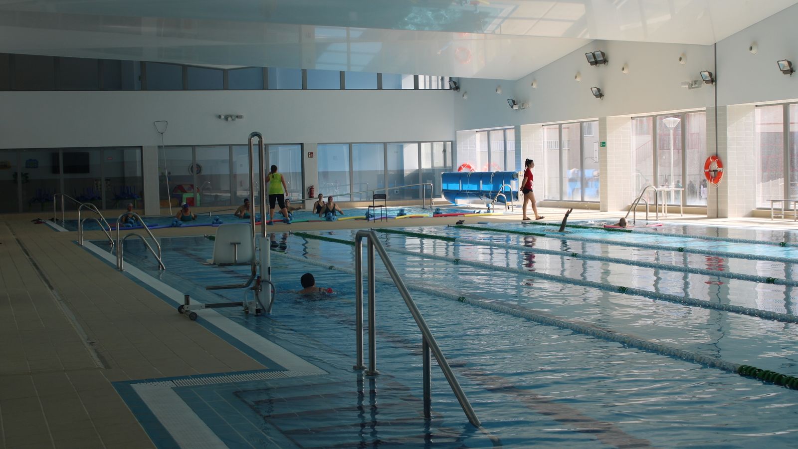 Piscinas del centro deportivo de Loja.
