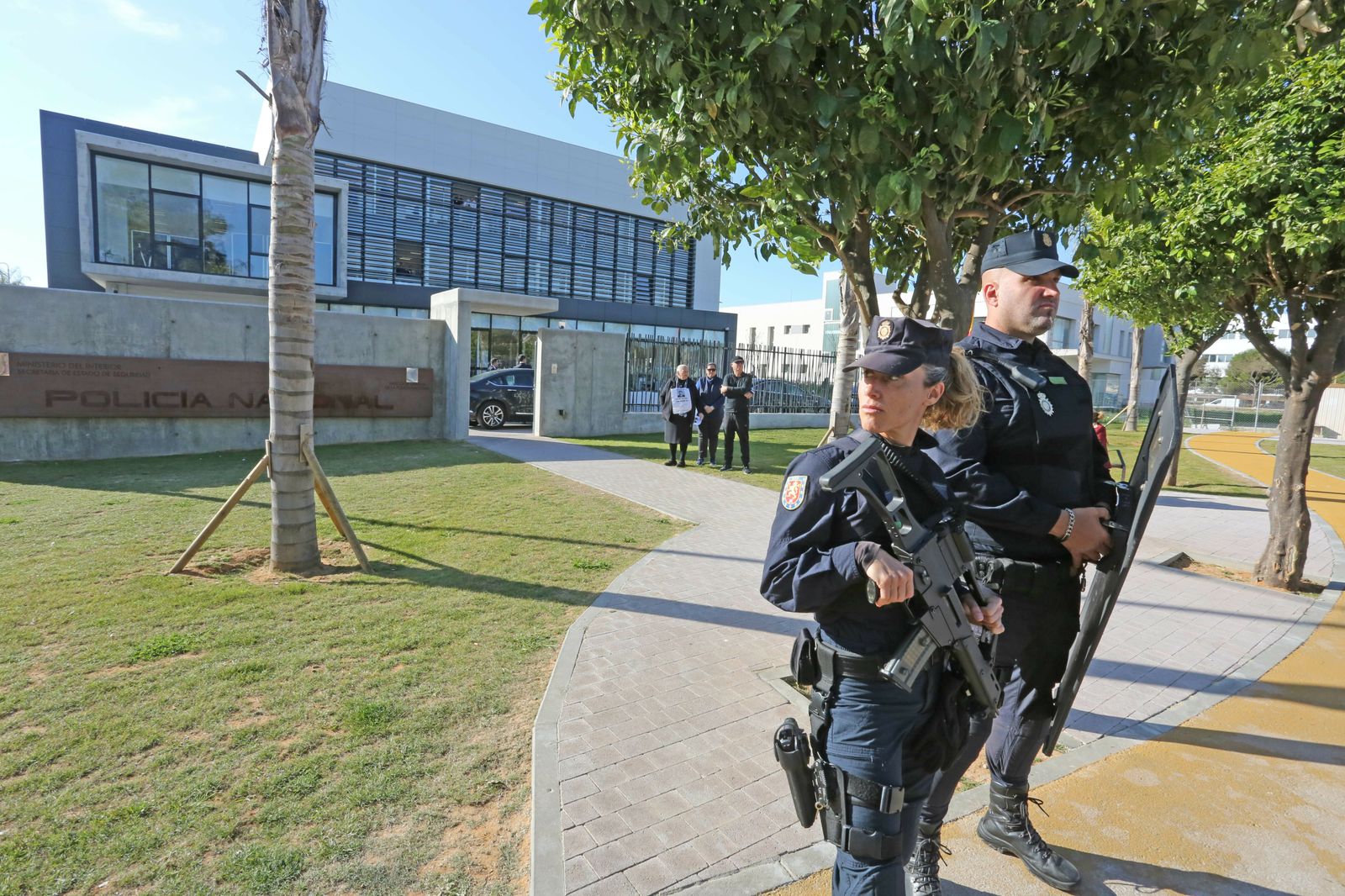 Inaguración de la nueva comisaría por el ministro del Interior Grande- Marlaska