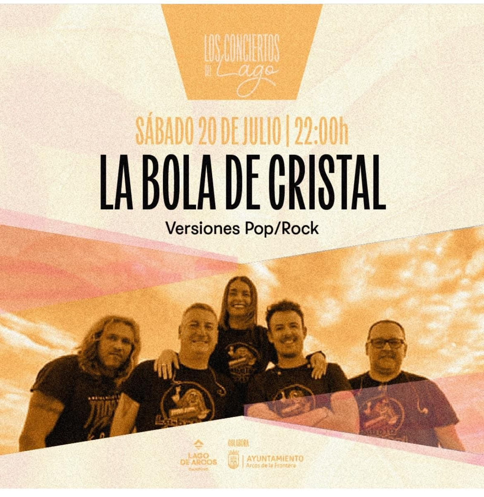 La Bola de Cristal, en Los Conciertos del Lago, Arcos. La Bola de Cristal, en Los Conciertos del Lago, Arcos..jpg