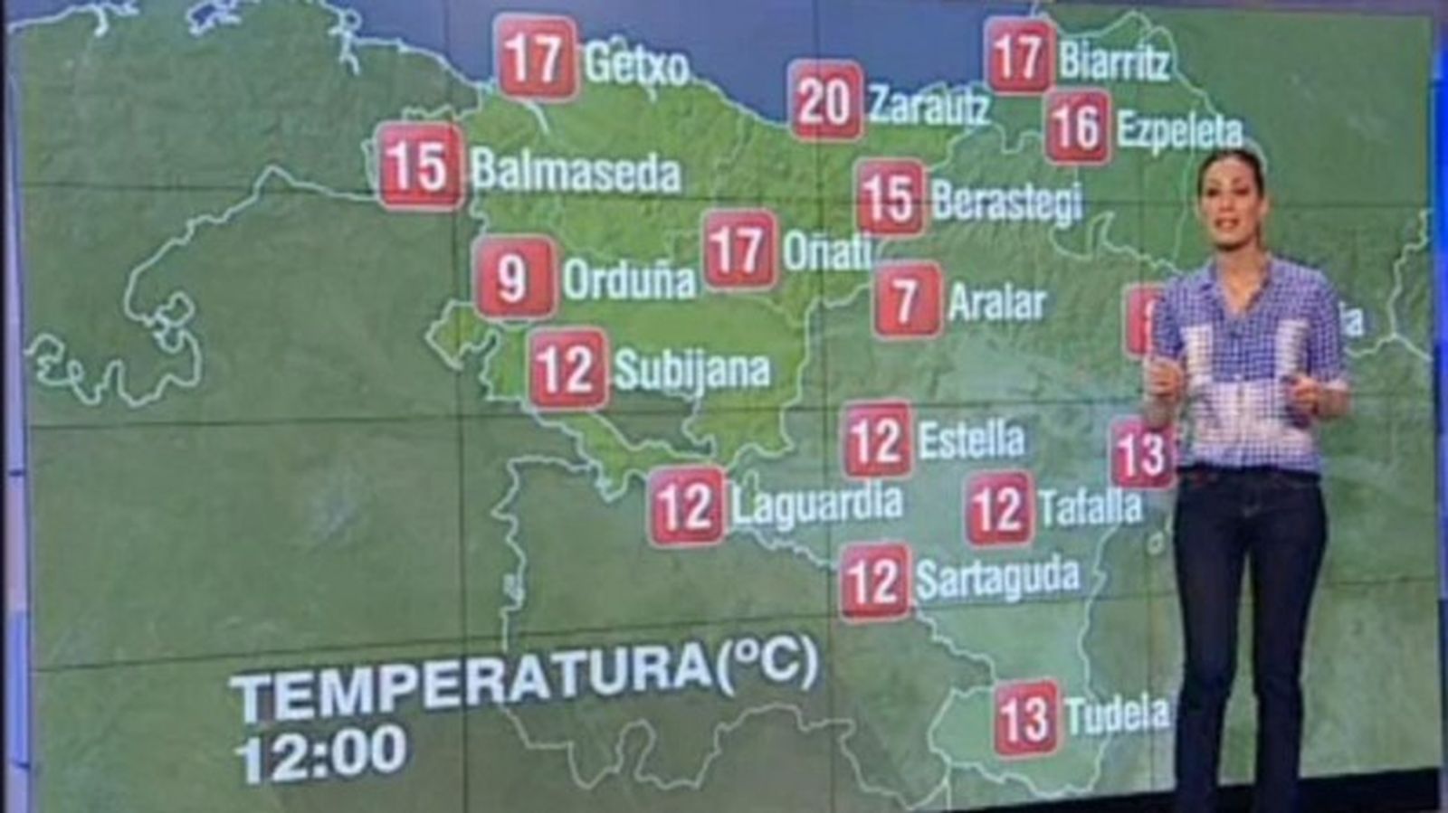 La ETB incluye en su nuevo mapa del tiempo País Vasco, Navarra y País Vasco francés