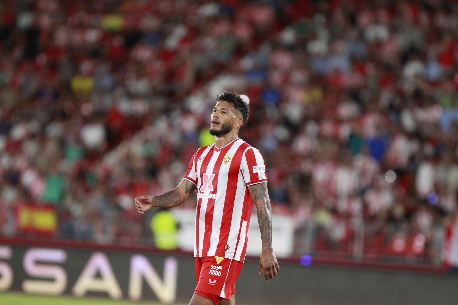 Imágenes del partido de La Liga Ea Sports U.D. Almería-Valencia C.F.