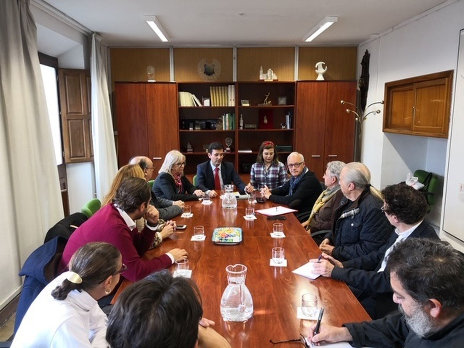 Reunión de la comisión técnica.