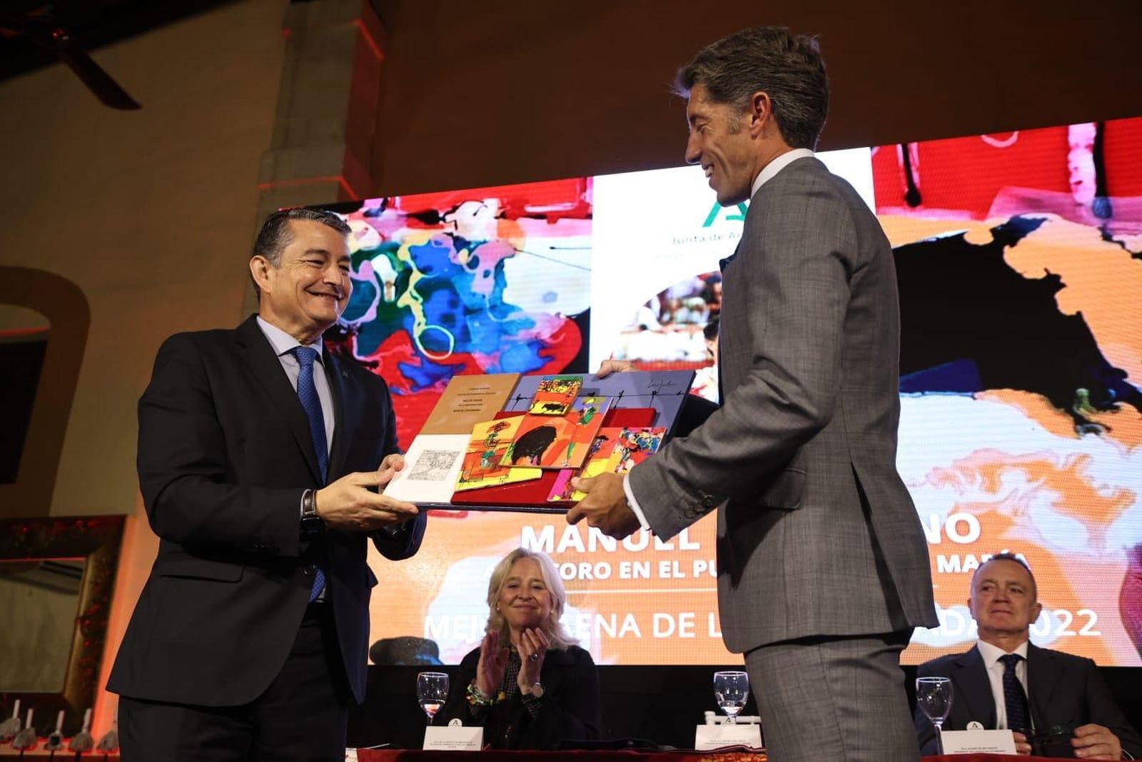 Momento de la entrega