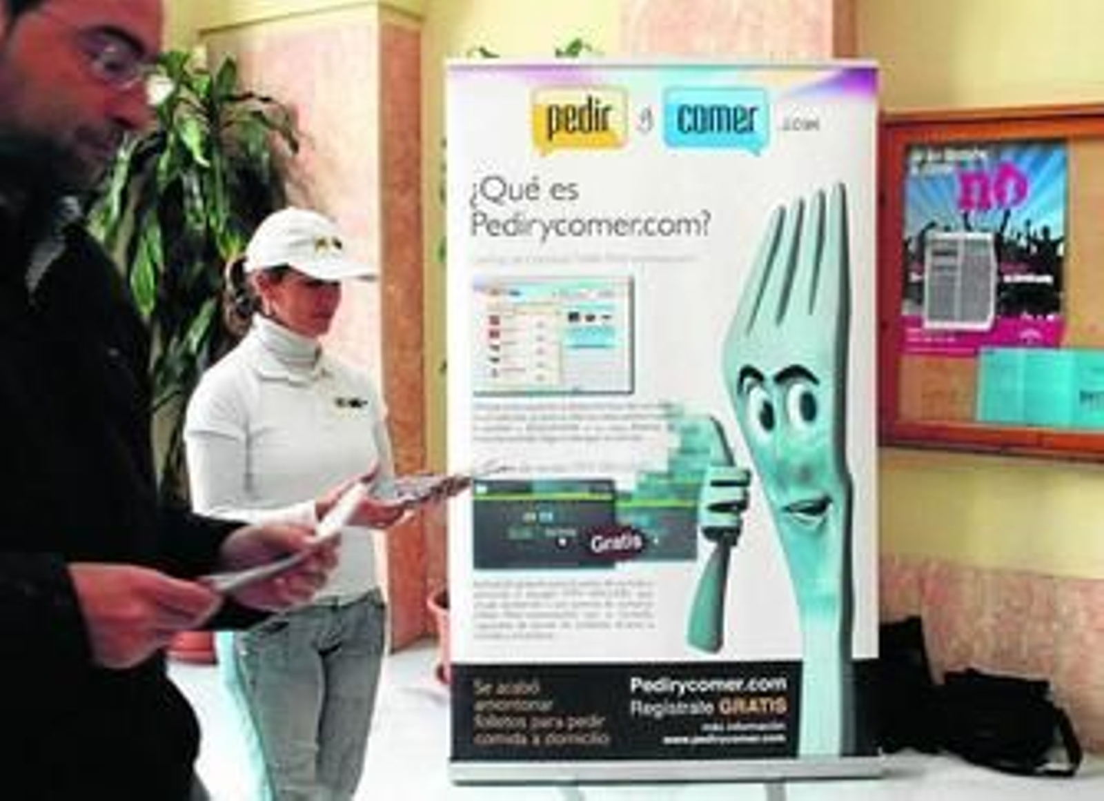 'Home' de la web de 'pedirycomer.com'.