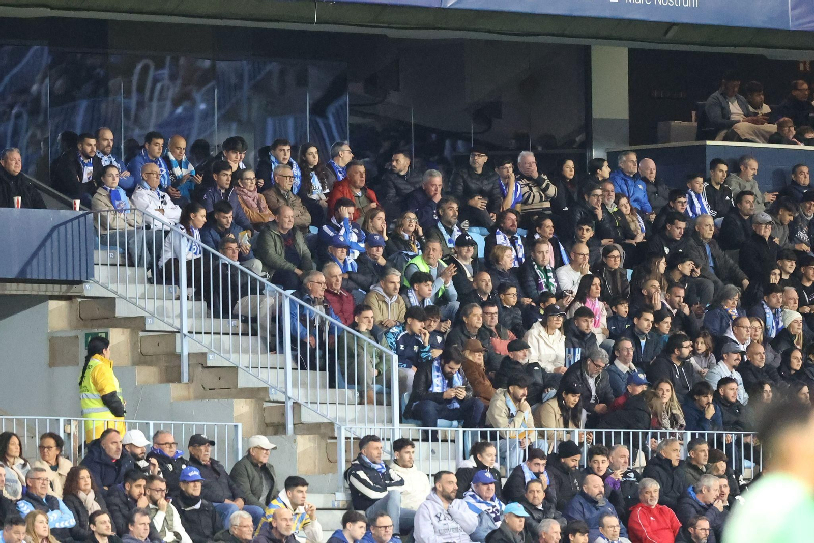Búscate en las gradas de La Rosaleda en el Málaga CF-Zaragoza