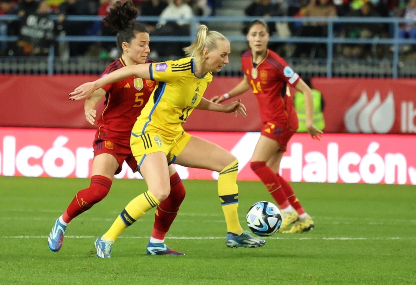 España-Suecia, en fotos