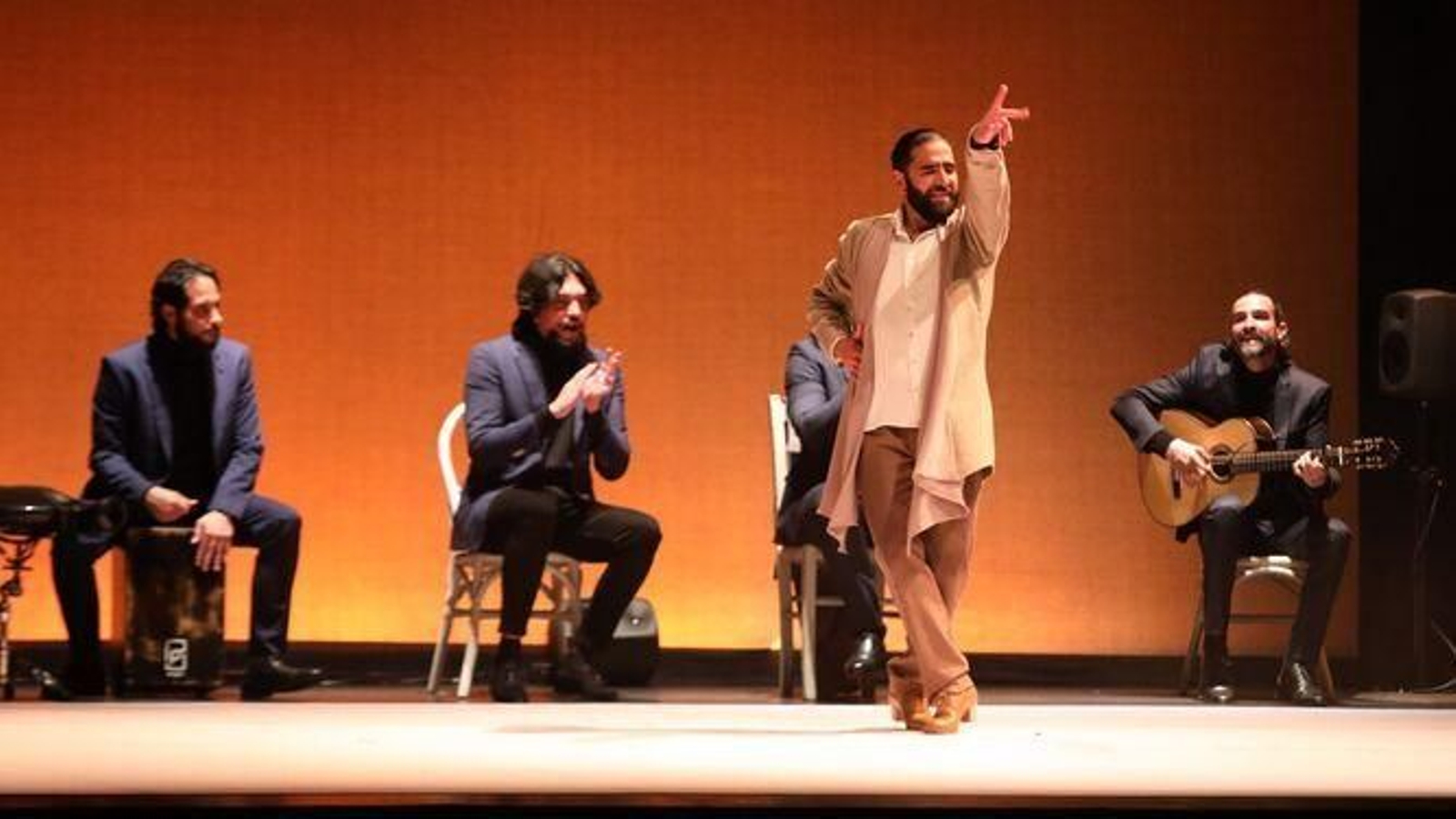 Antonio Molina 'El Choro' durante un instante de su actuación en Jerez