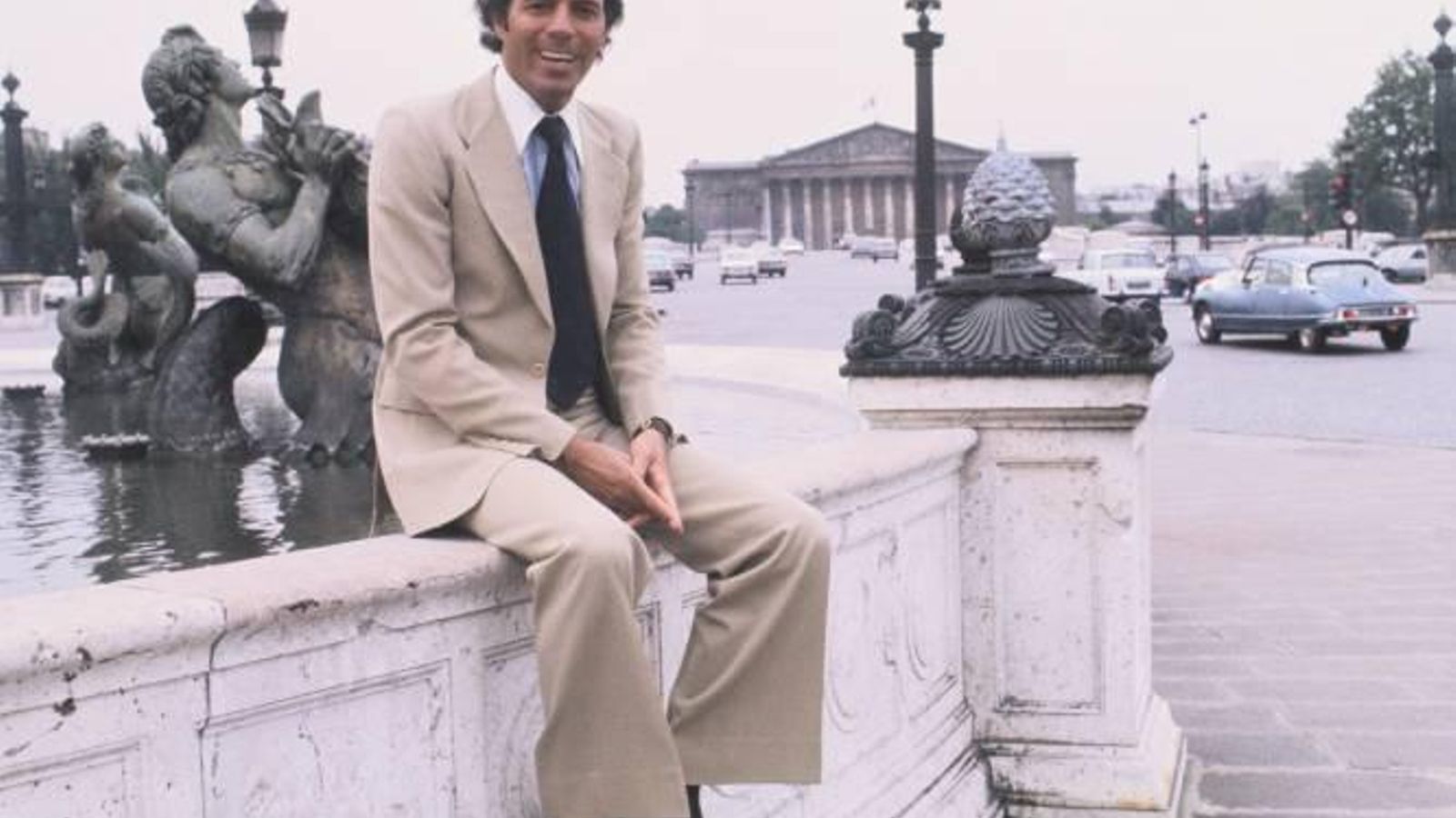 Durante uno de sus viajes a Roma.