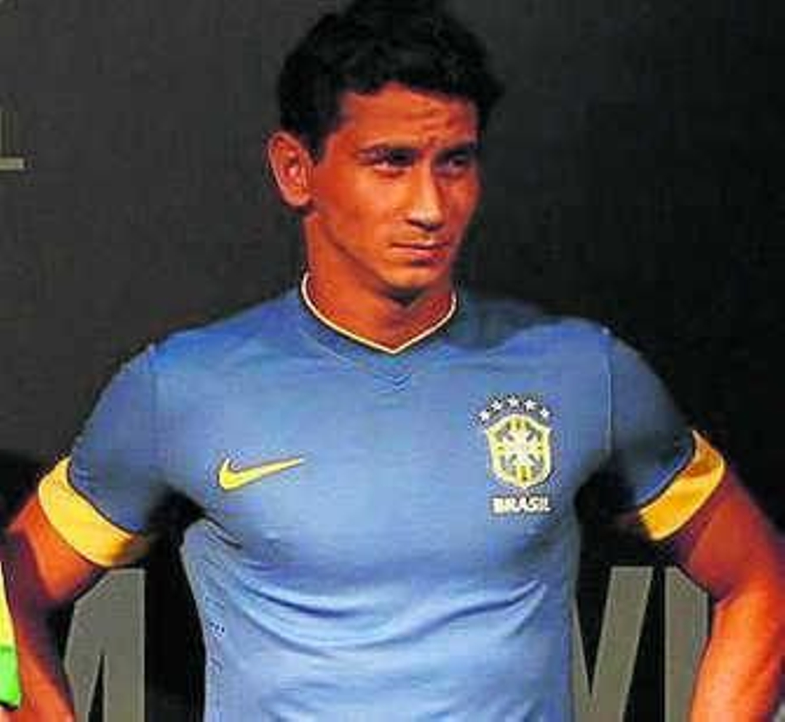 Ganso, con la camiseta de Brasil.