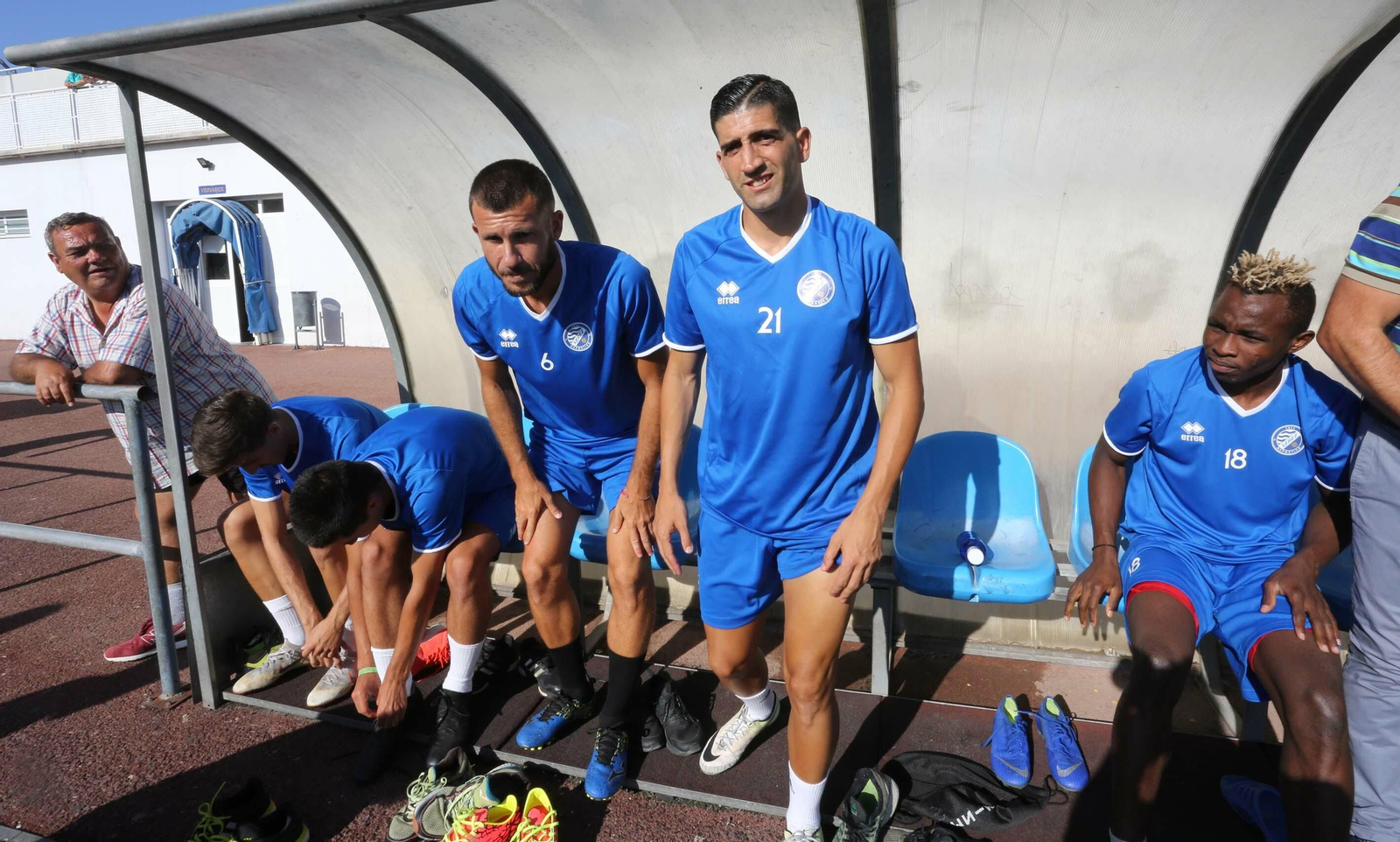 Imágenes del primer entrenamiento del  XerezDFC