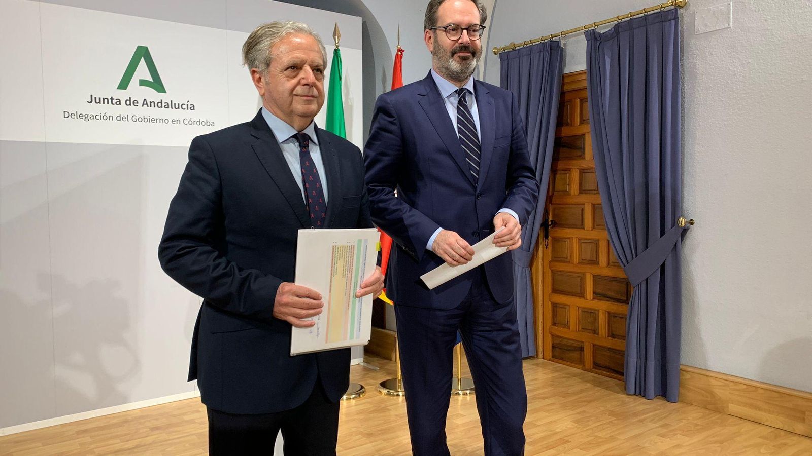 Salvador Fuentes y Adolfo Molina.