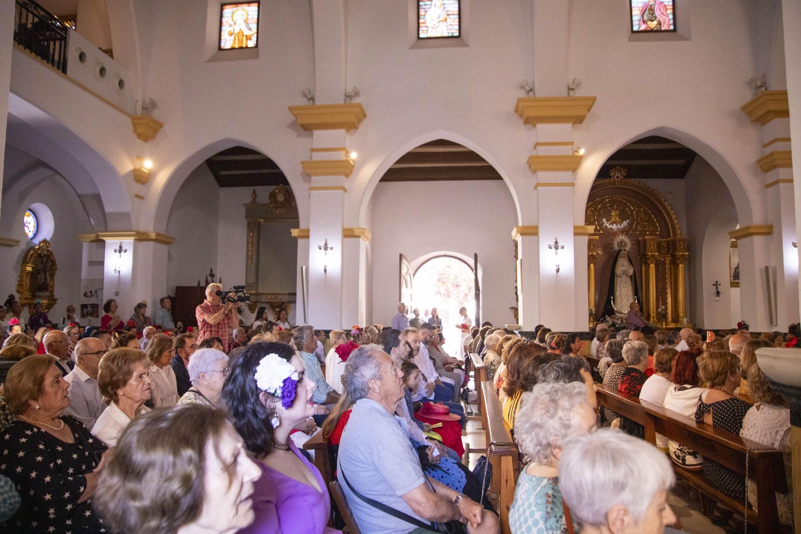 Las imágnes de la misa y procesión en honor a San Marcos en El Ejido