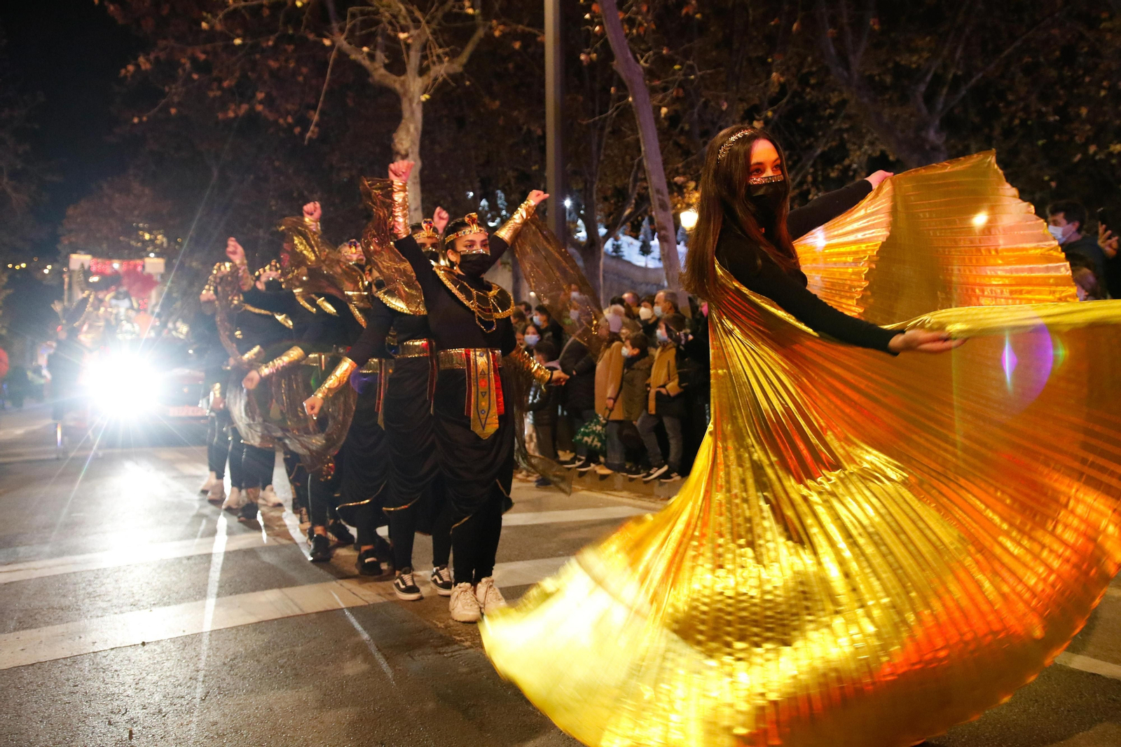 Fotos de la cabalgata de Reyes Magos de Granada 2022