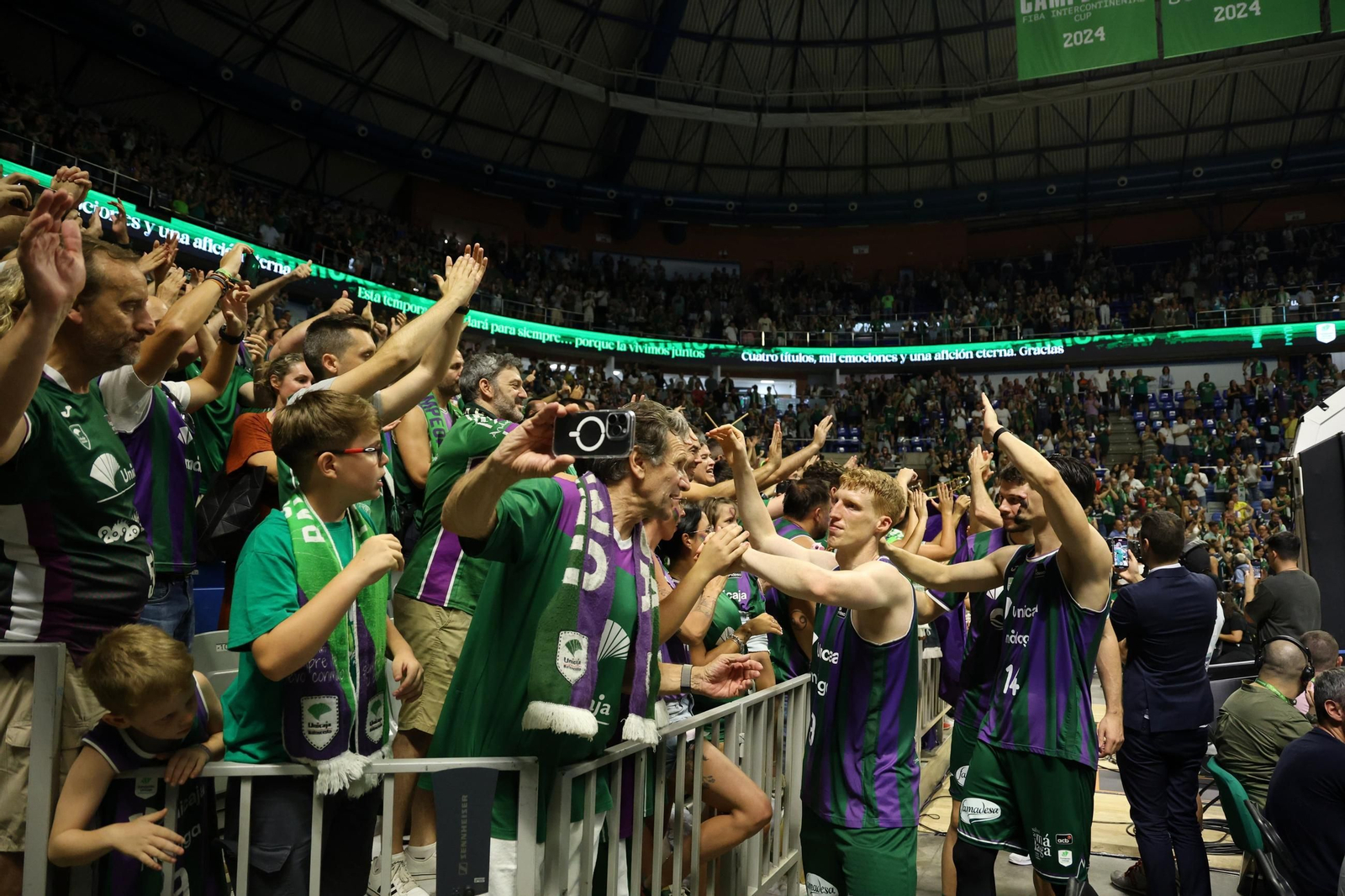 El Unicaja-Real Madrid, en fotos