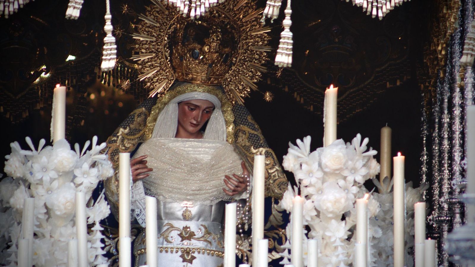 La imagen de María Santísima de Gracia y Esperanza.