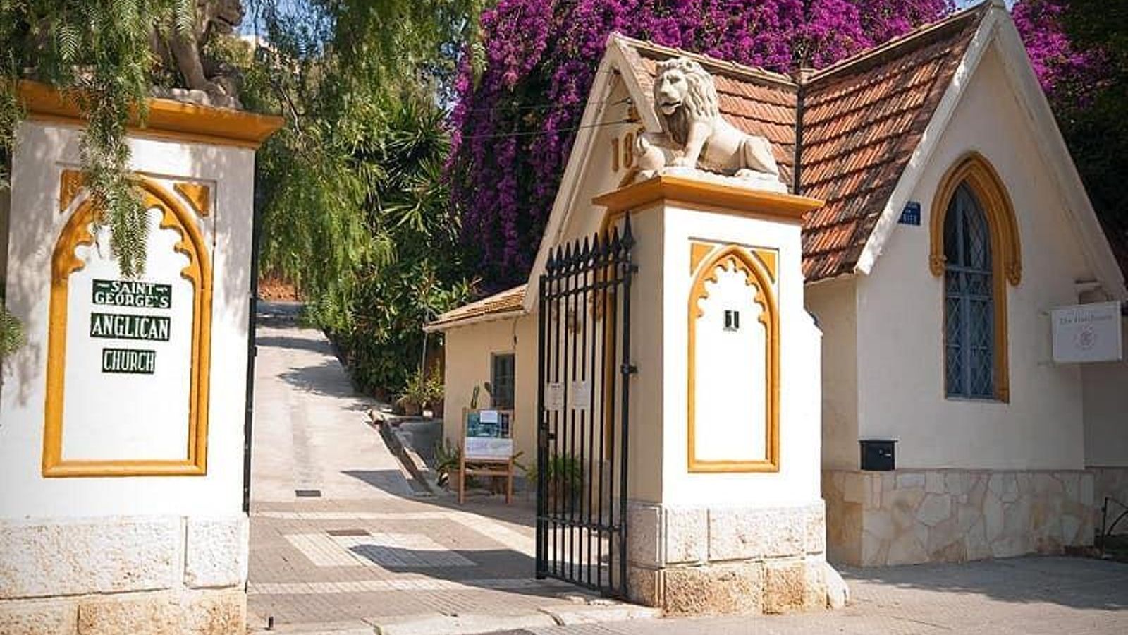 El famosos Cementerio Inglés de Málaga capital.