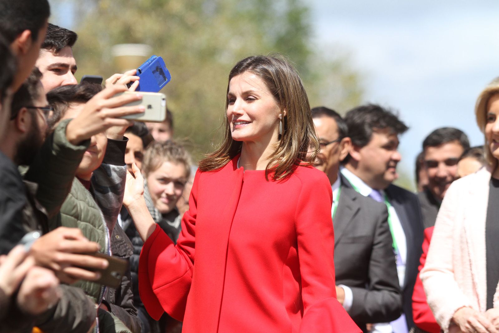 Imágenes de la visita de la reina Letizia a Huelva
