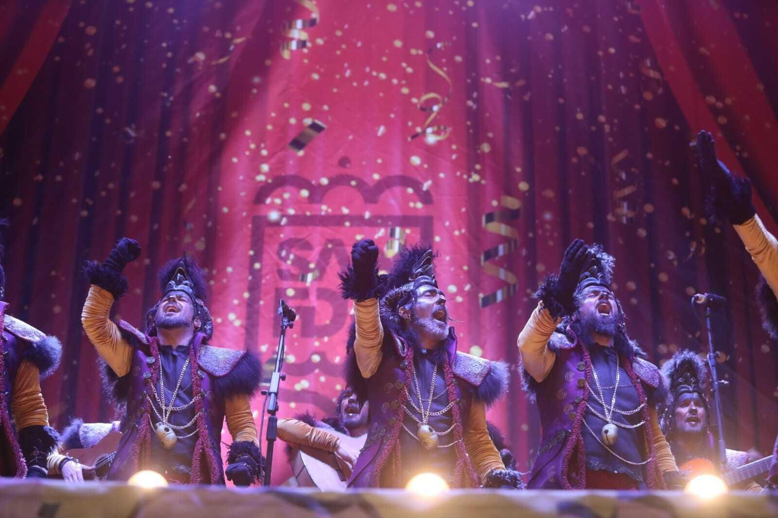 Gran Gala del Carnaval en San Fernando con el cuarteto del Gago y la comparsa de Martínez Ares