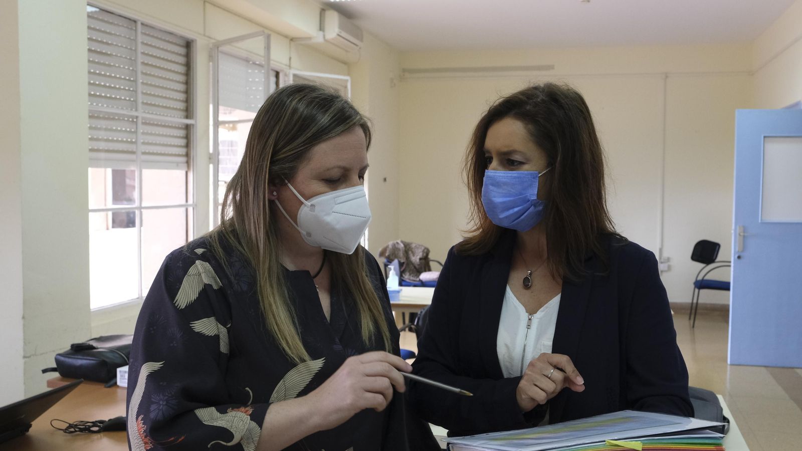 Sonia Martínez y Alicia Galera, enfermeras referente de Distrito Almería y del ámbito provincial