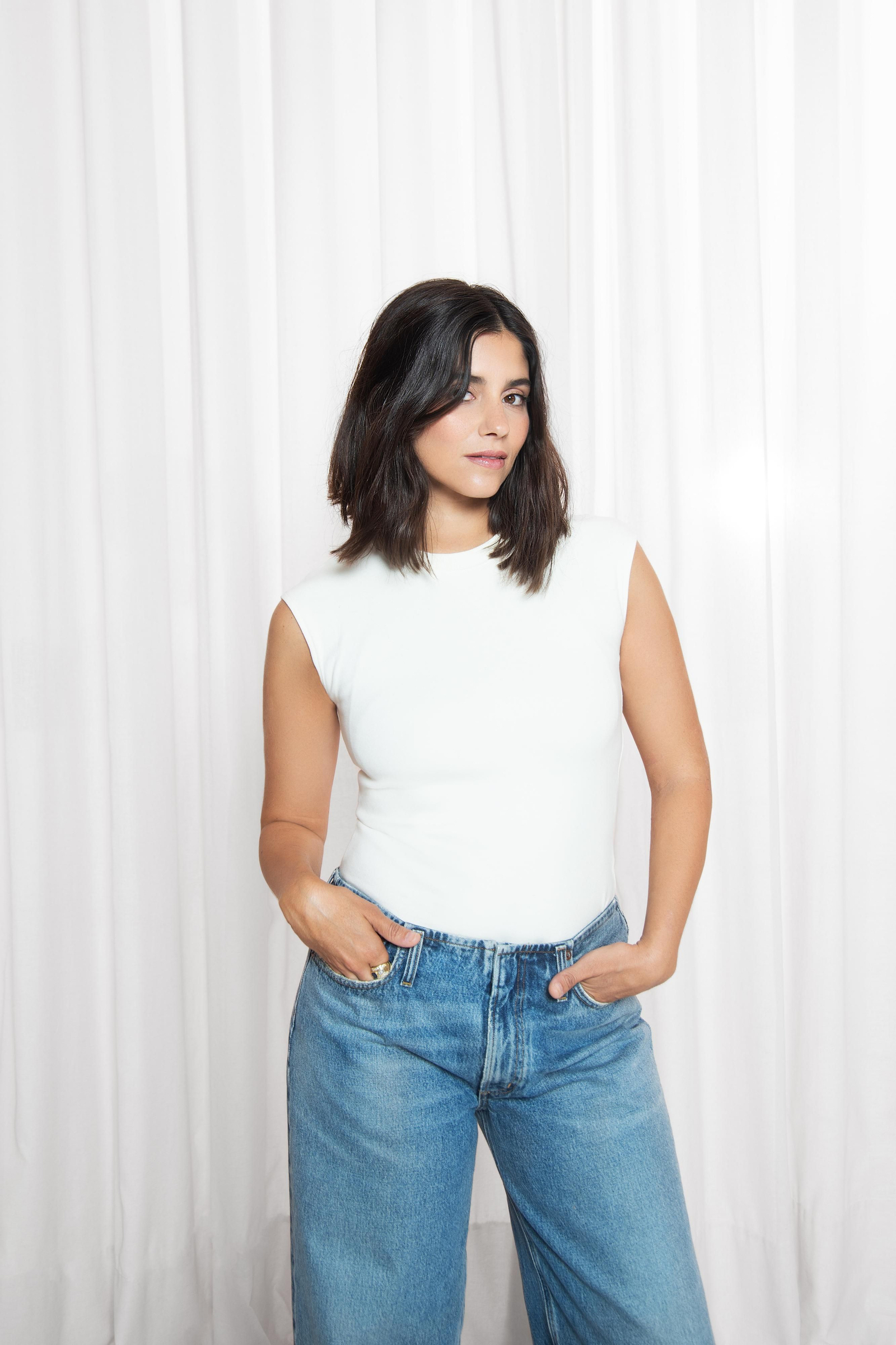 María G. de Jaime con un corte de pelo mob bob.