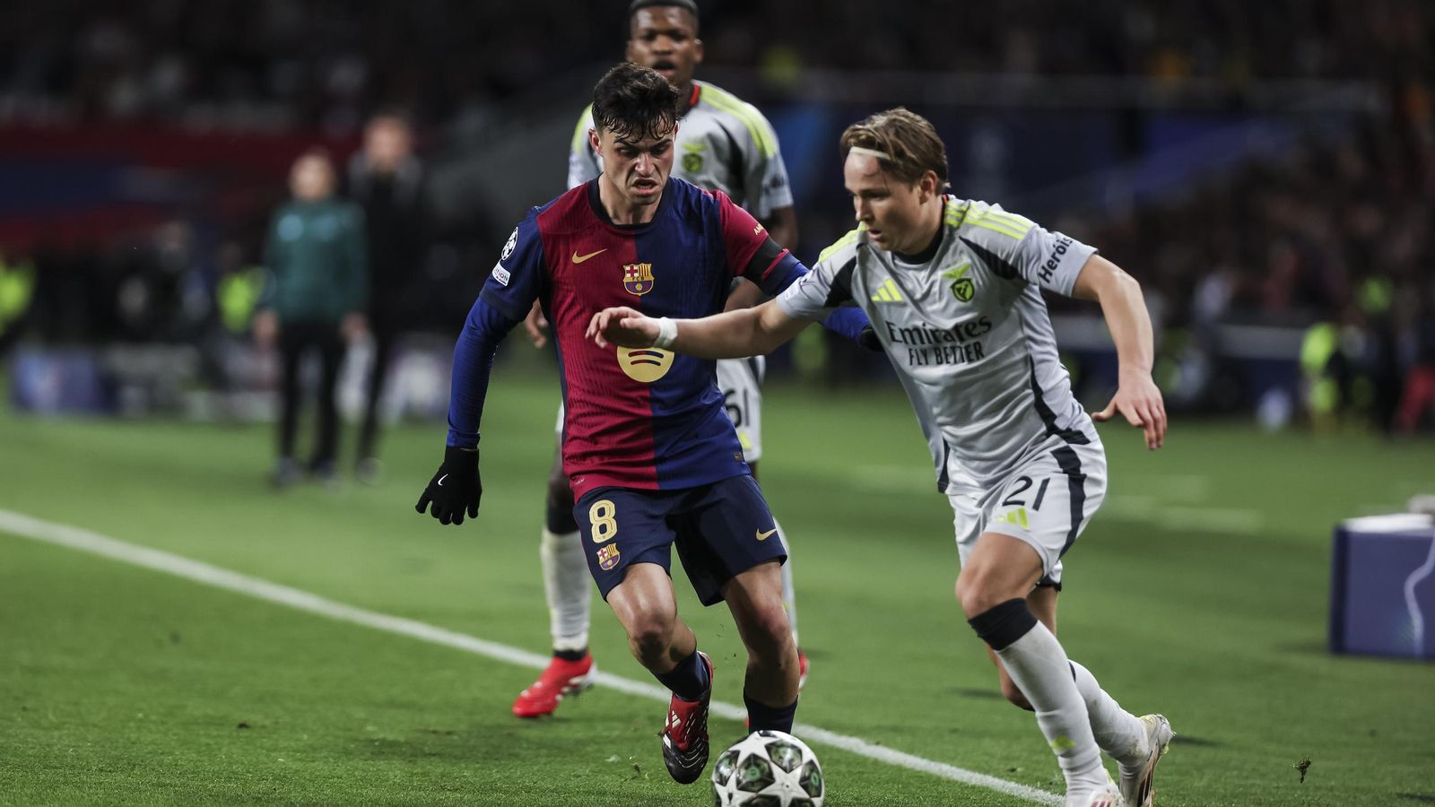 Las fotos del Barcelona-Benfica