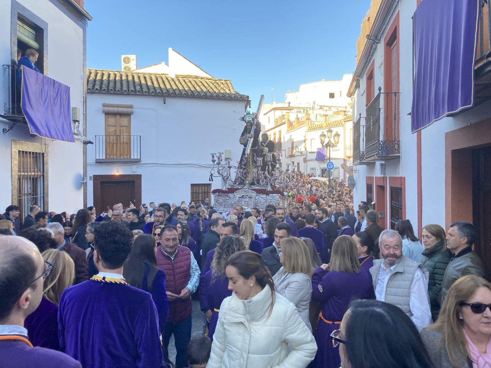 Viernes Santo en Montoro: la noche de Padre Jesús se vive en la calle con gran devoción
