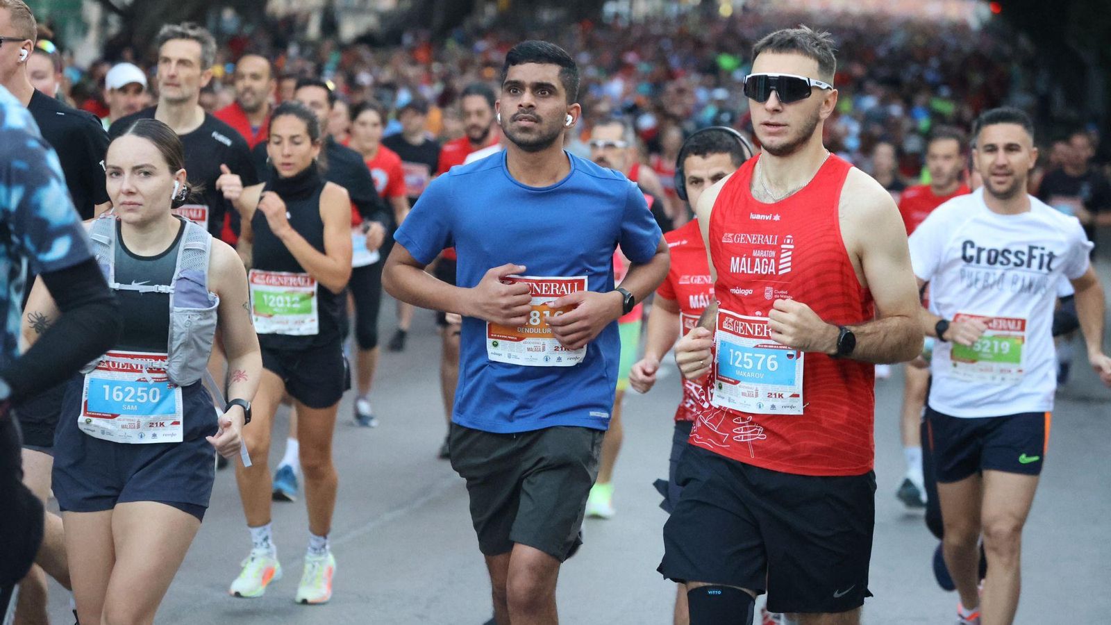 Las mejores fotos de la Maratón de Málaga 2024