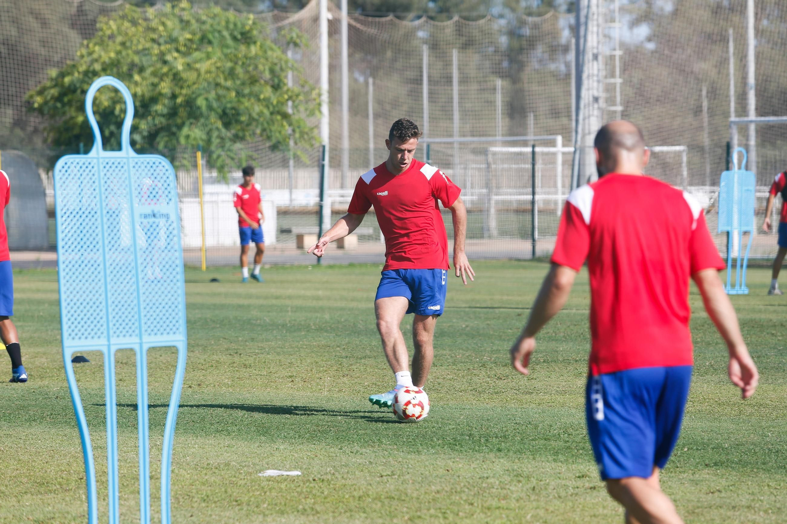 Las fotos del entrenamiento de pretemporada del Algeciras en La Menacha