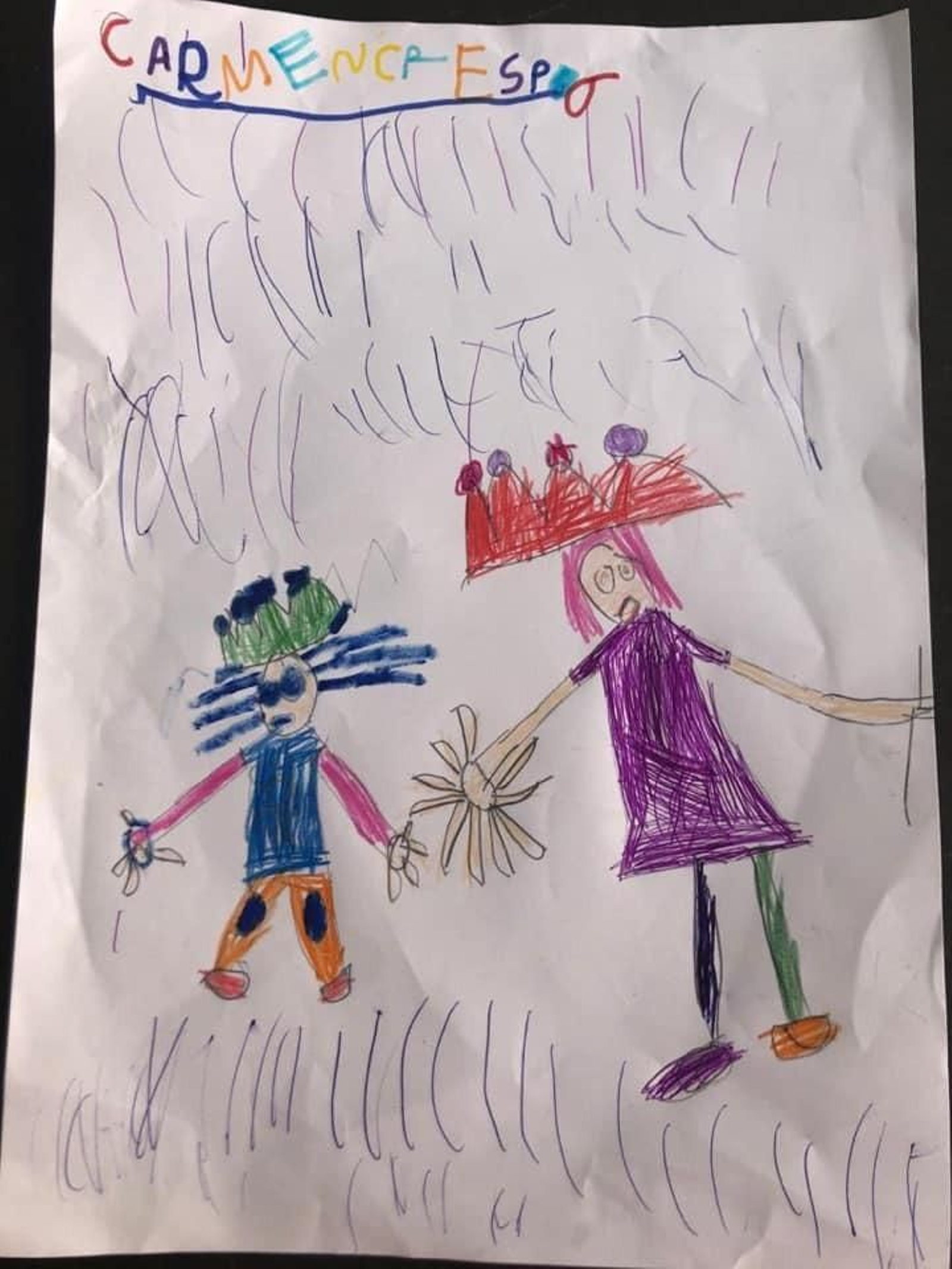 Dibujos sobre el Viernes Santo de Vera