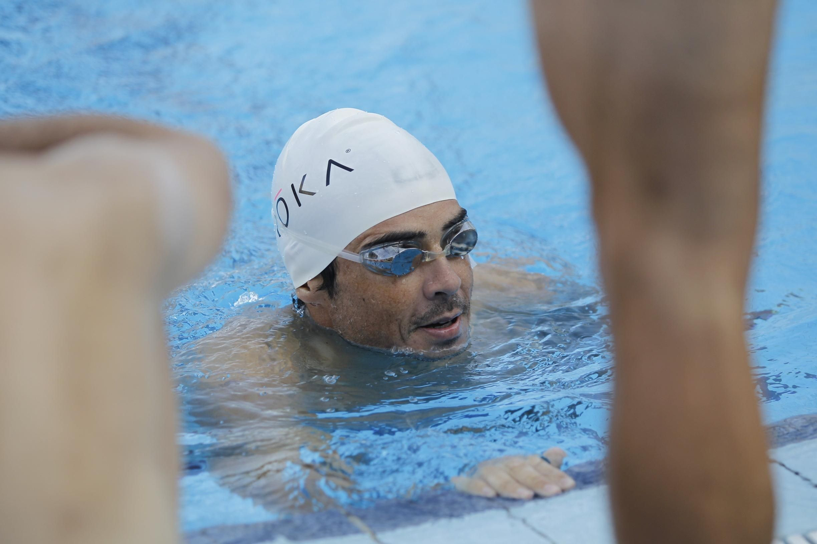 Fotogalería triatleta Javier Gómez Noya en Almería