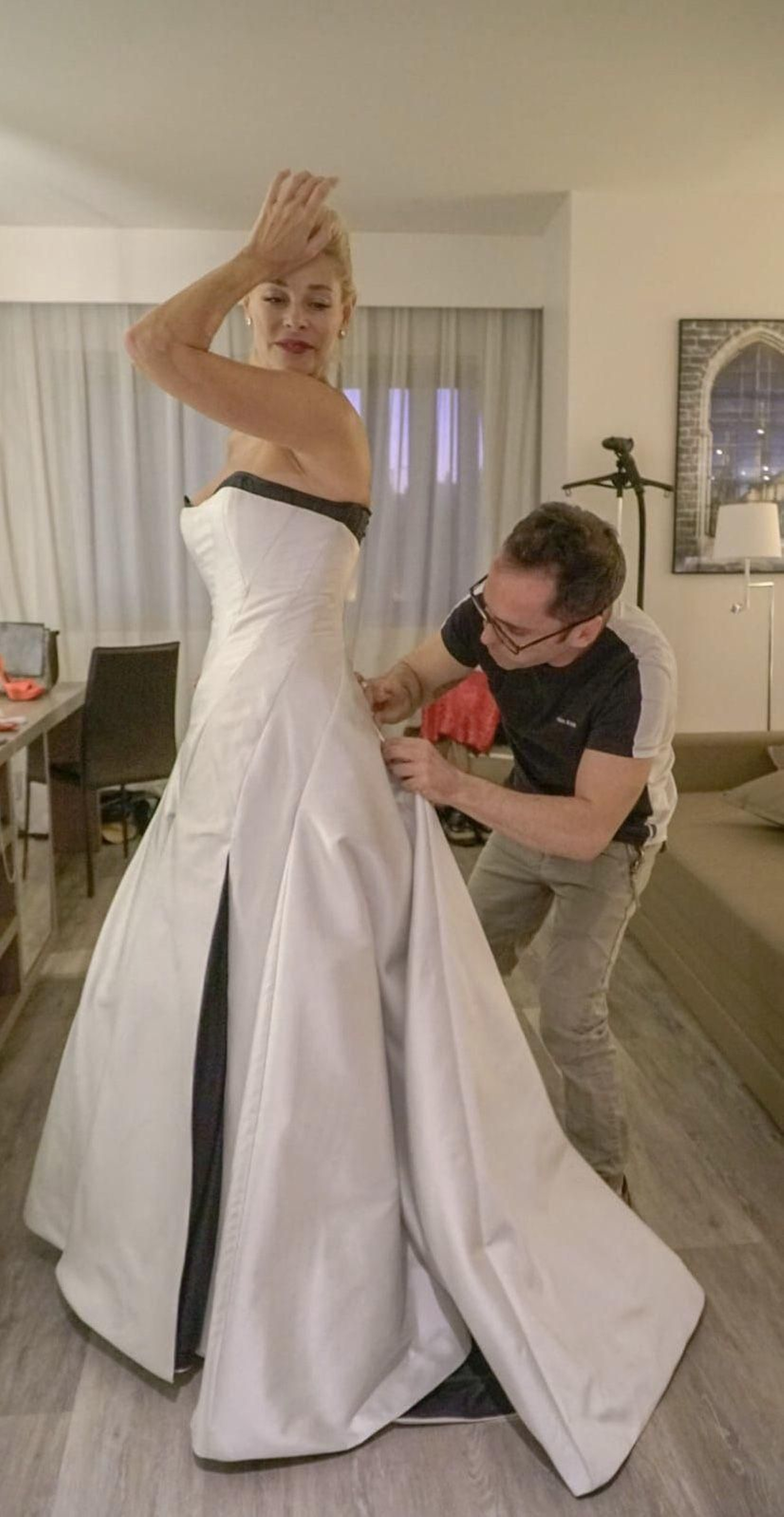 El diseñador Benjamín Friman vistió a Belén Rueda en los Goya.