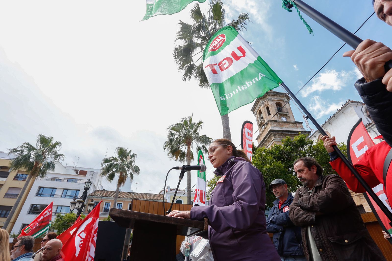 Fotos de la manifestación del Primero de Mayo en Algeciras