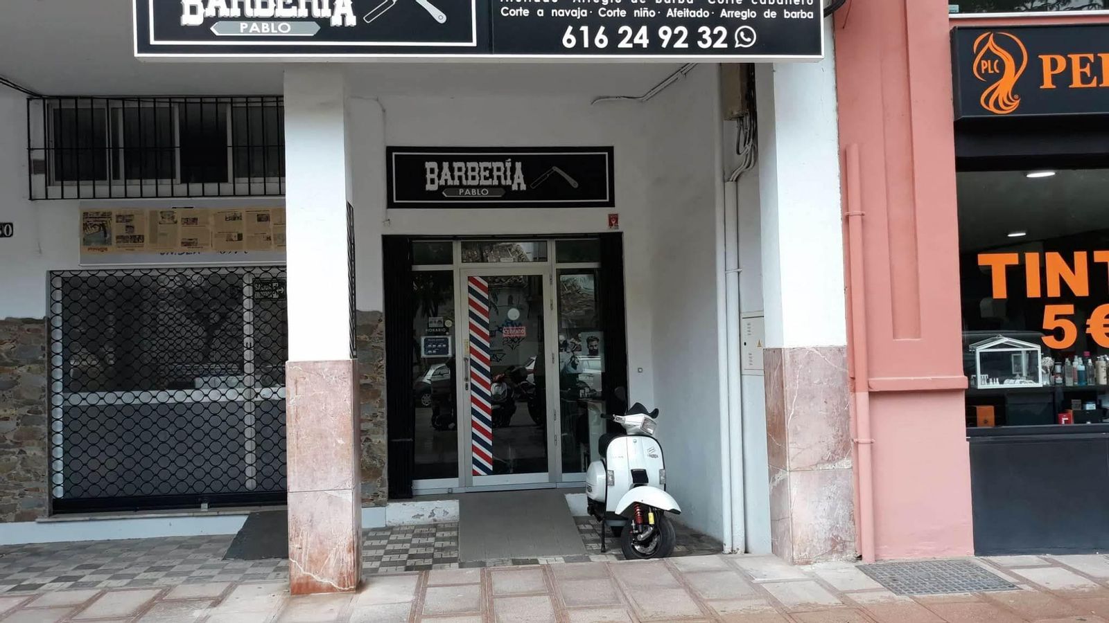 Localizamos la Barbería Pablo en Rincón de la Victoria.