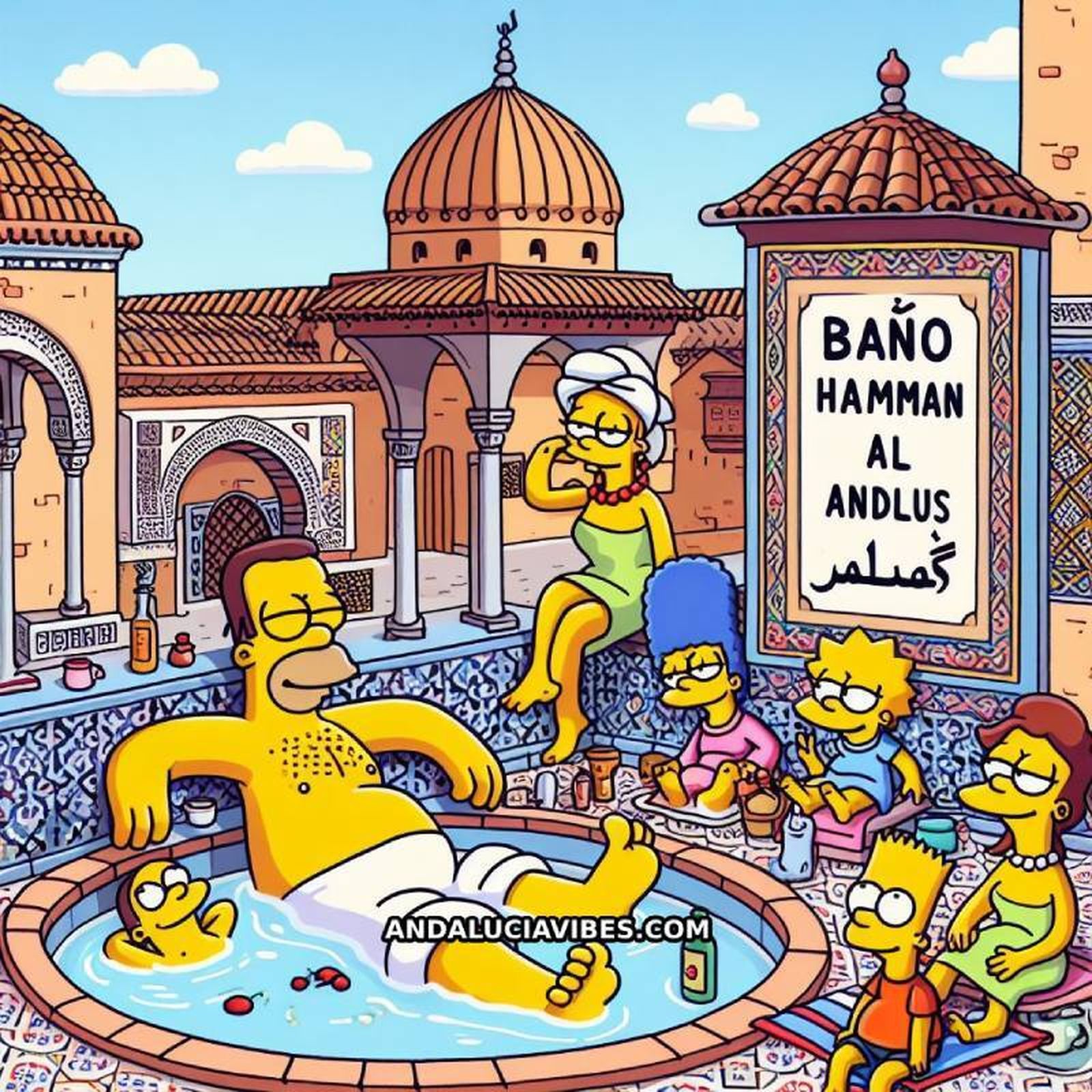 Los Simpson visitan Granada